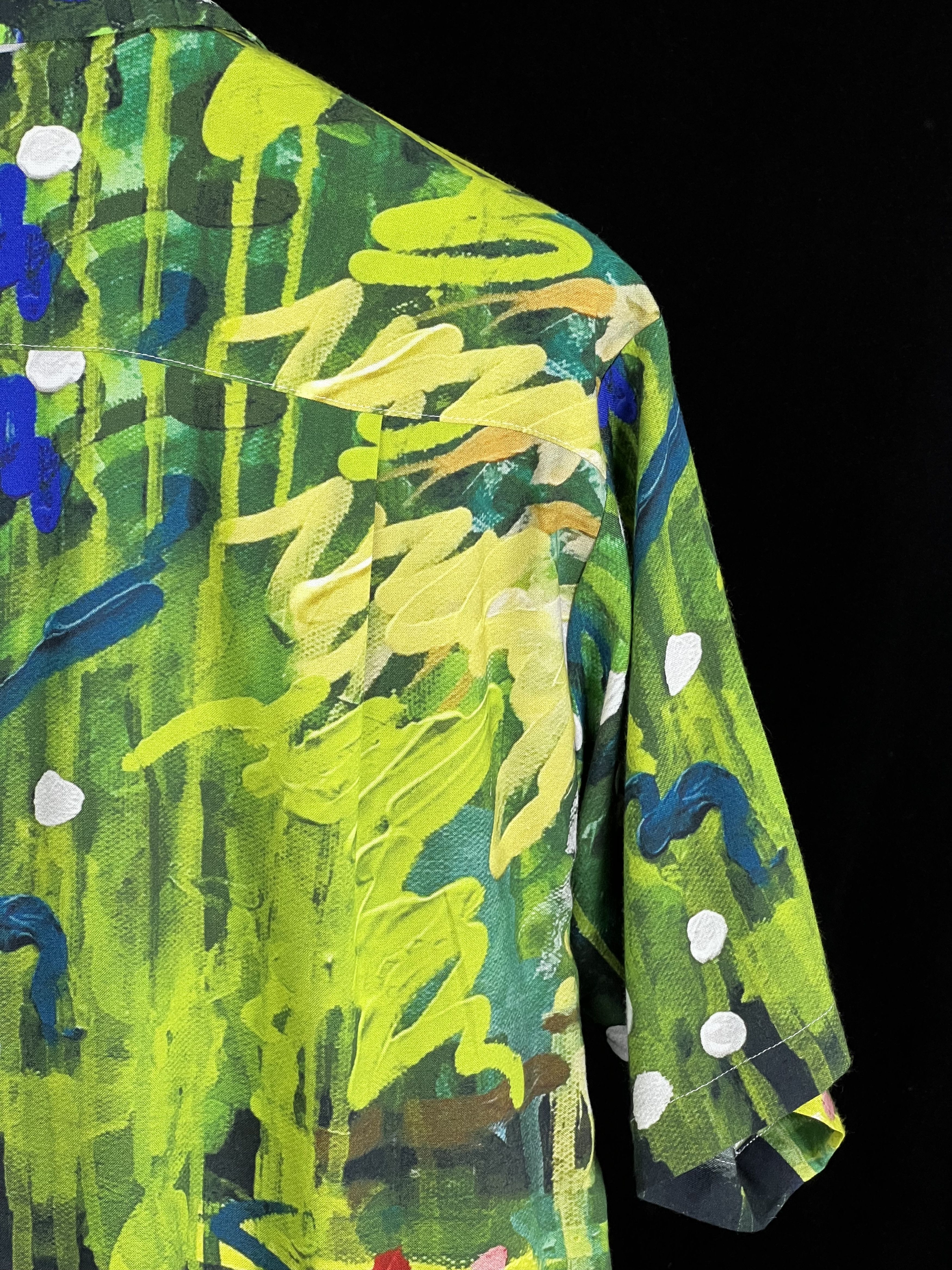 Japanese Brand UNWORN* JP Artist Painting shirt short sleeve Size US M / EU 48-50 / 2 - 10 Thumbnail