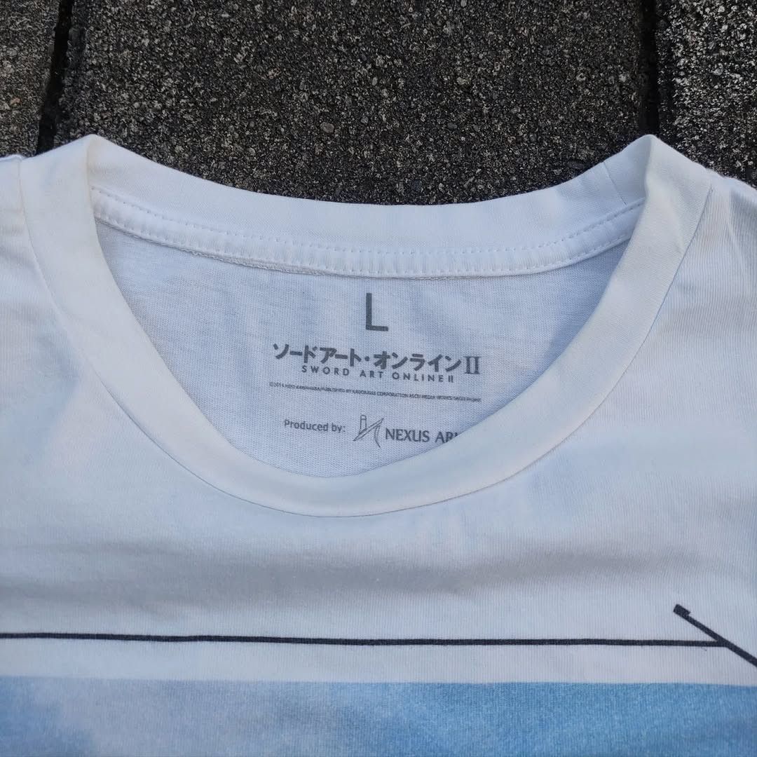 Anime Sword Art Online Asuna Kirito Anime Tee Size US L / EU 52-54 / 3 - 3 Thumbnail