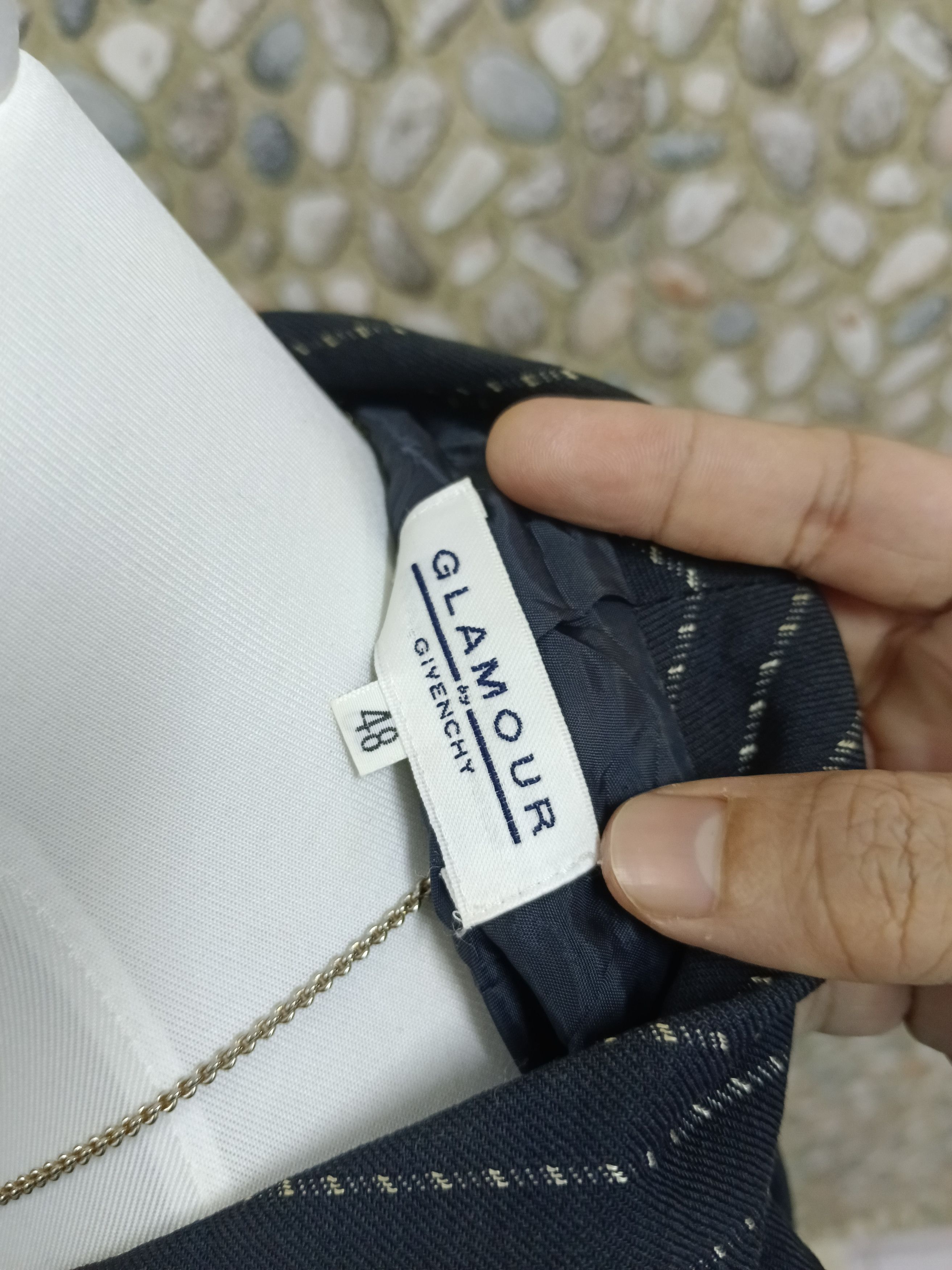 Givenchy GLAMOUR BY GIVENCHY SILVER STRIPE BLAZER(SIZE 48) Size M / US 6-8 / IT 42-44 - 6 Thumbnail