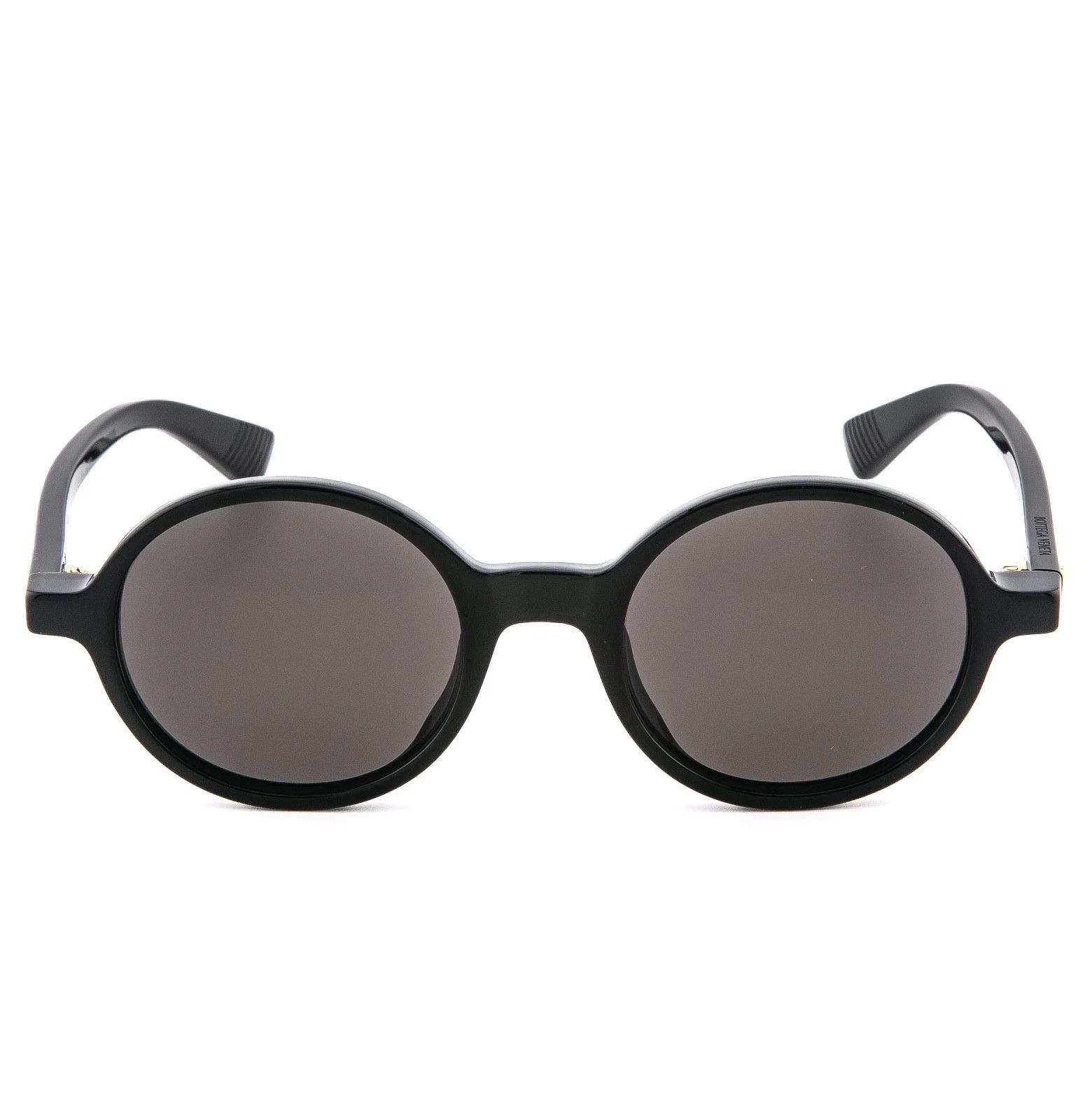 Bottega Veneta BOTTEGA VENETA 1430 BV1430S Black Classic Round Sunglass 001 Size ONE SIZE - 5 Thumbnail