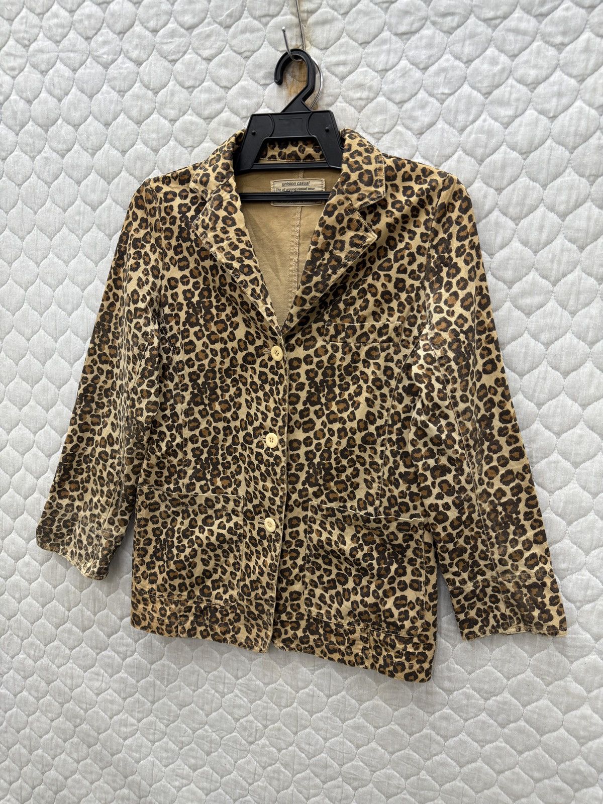 Seditionaries 🔥🔥🔥ARCHIVE UNISION CASUAL LEOPARD JACKET Size M / US 6-8 / IT 42-44 - 3 Thumbnail