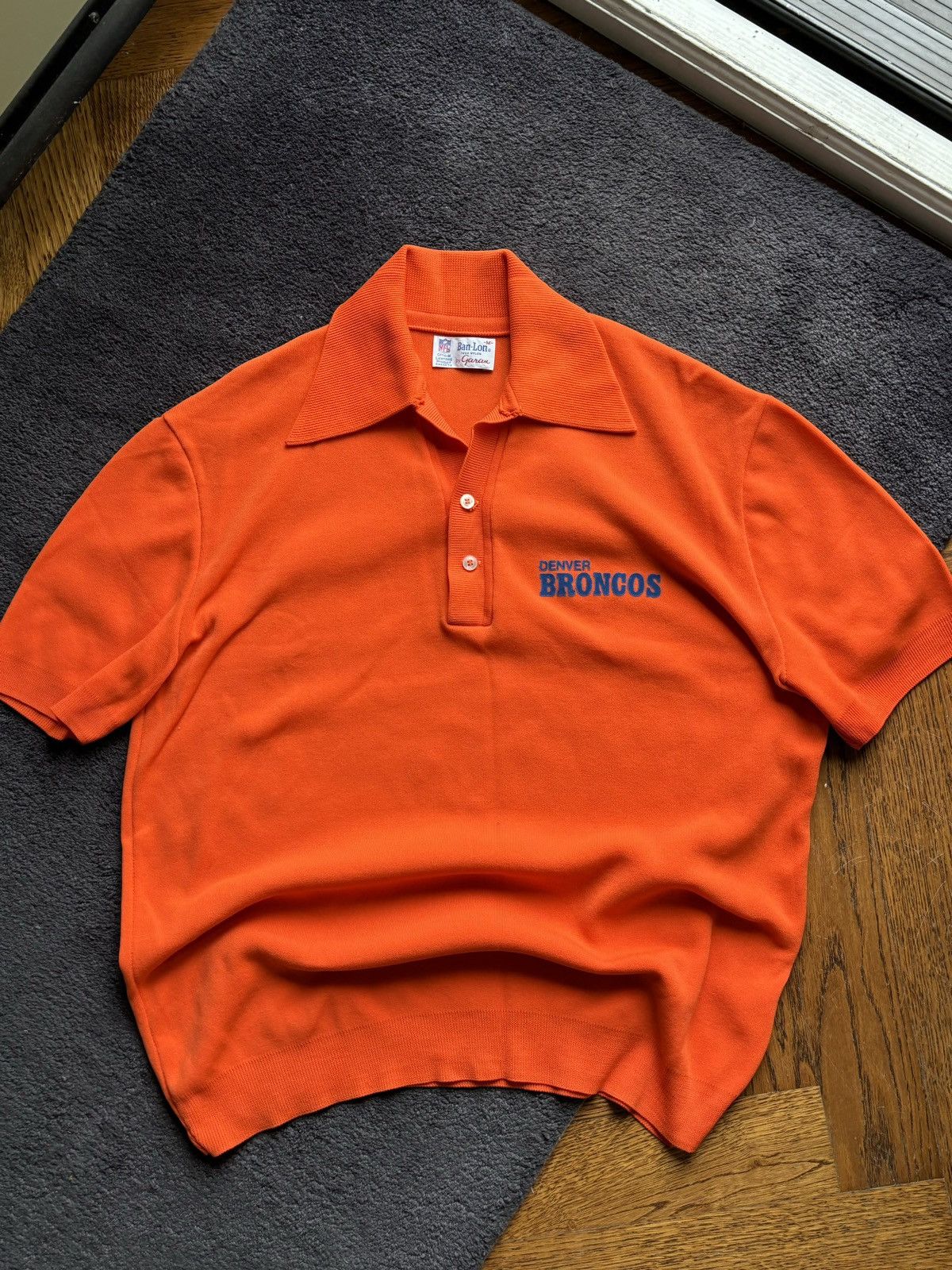 1960s Denver Broncos Vintage Polo Shirt Ban-lon 1970s Jersey