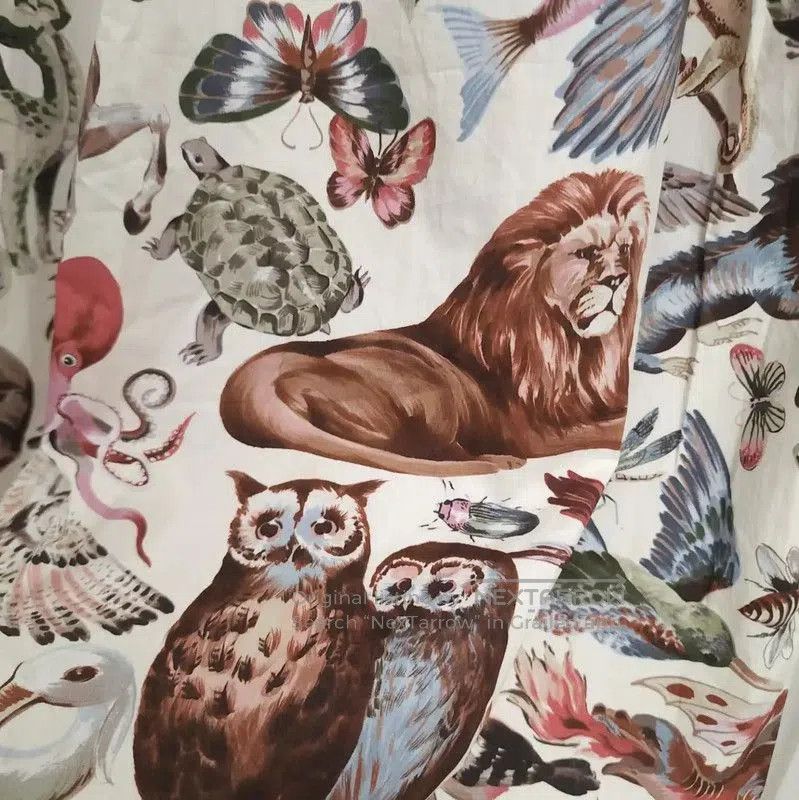 Valentino Valentino Colorful Cotton Printed Midi Skirt . Size 23" - 4 Thumbnail