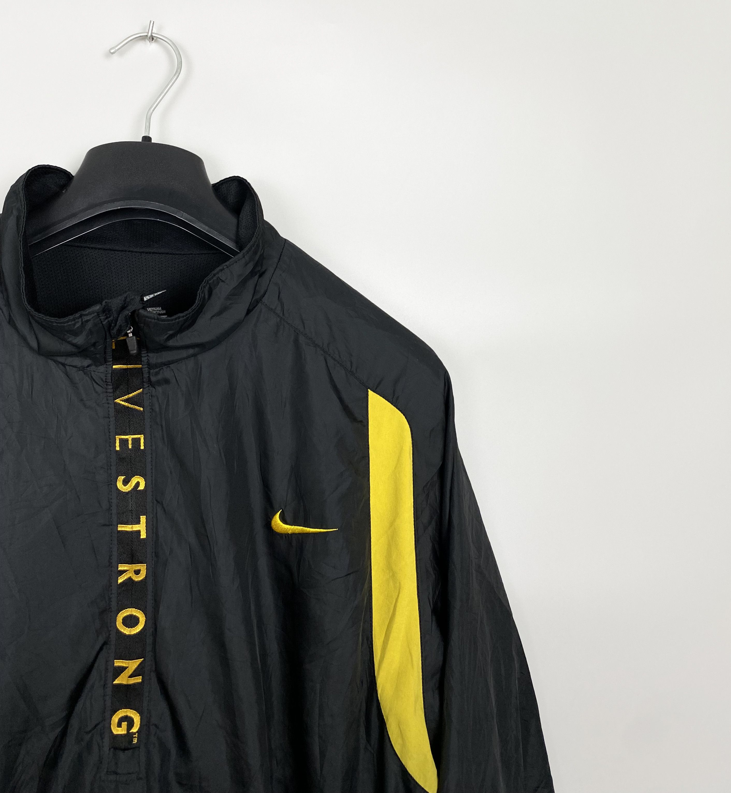 Nike Vintage Nike Livestrong Swoosh Half Zip Pullover Jacket Size US XXL / EU 58 / 5 - 4 Thumbnail
