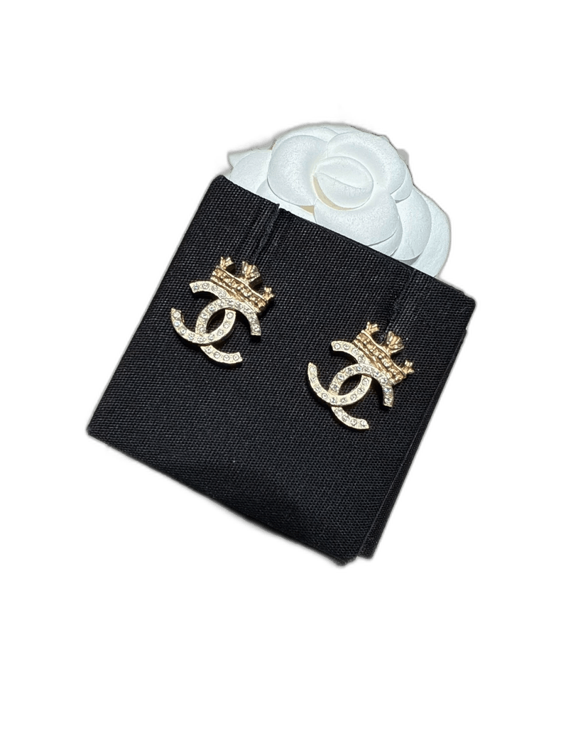 Chanel Chanel 21A Crown Earrings with Box Size ONE SIZE - 1 Thumbnail