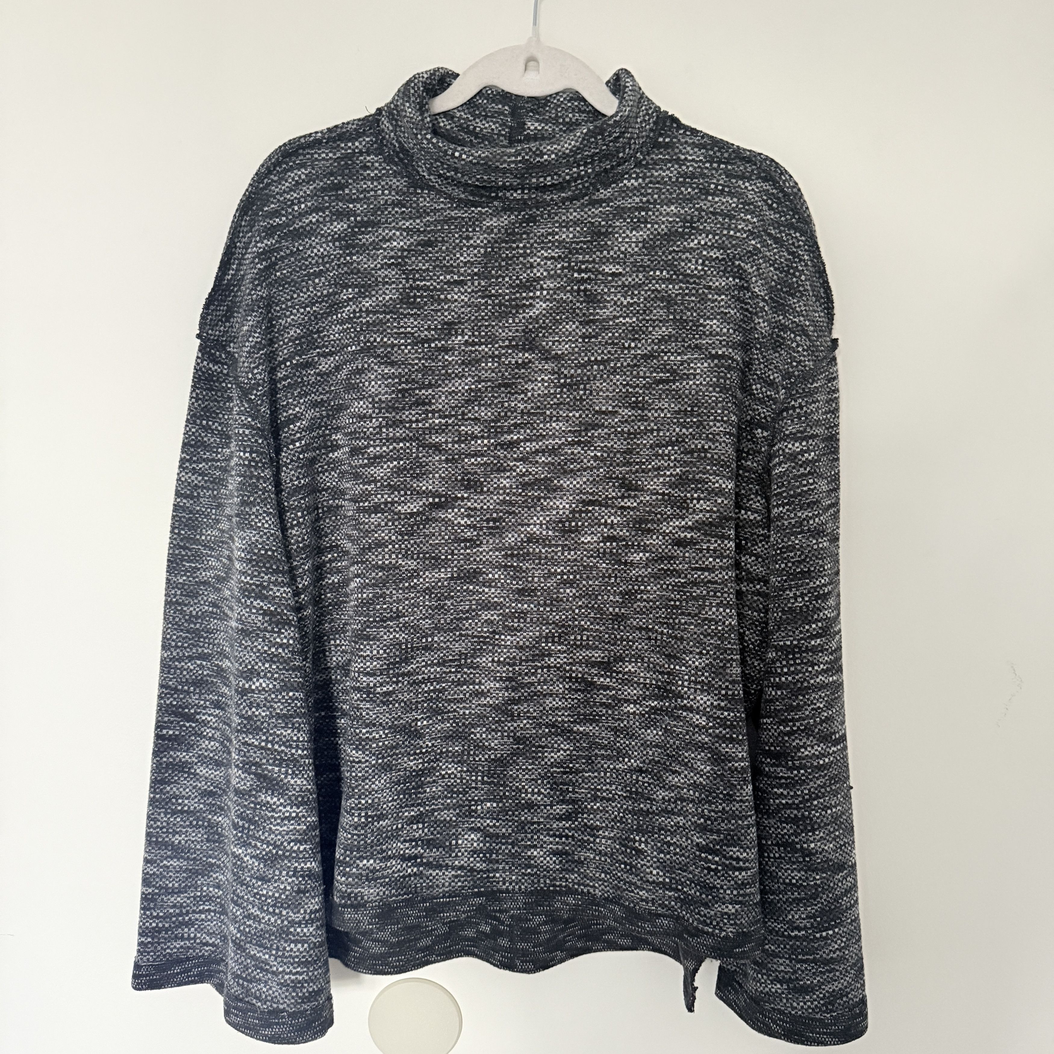 Free People Free People Sunny Days Knit Sweater Variegated Yarns Size L / US 10 / IT 46 - 2 Thumbnail