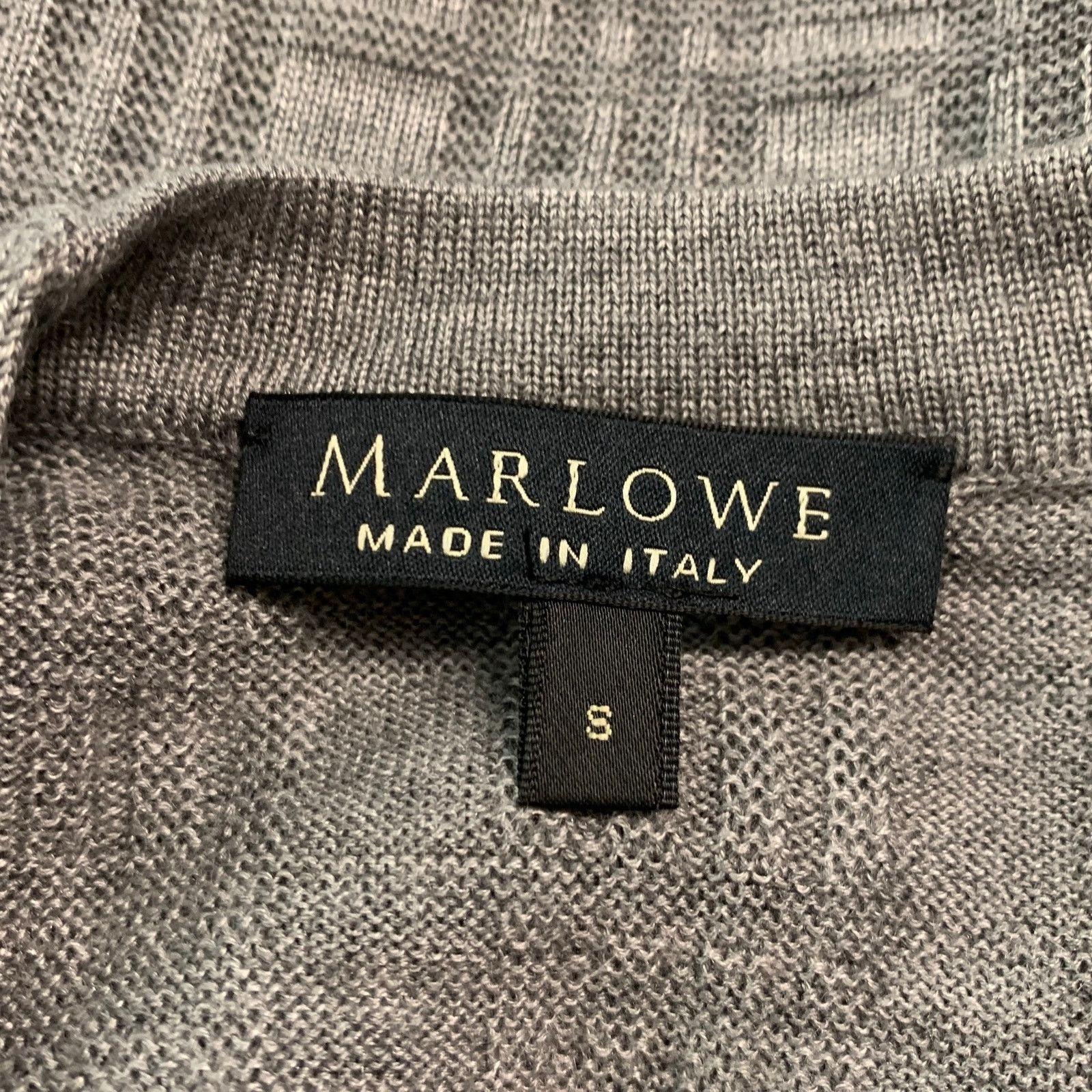 Other MARLOWE S Grey Black Cashmere Silk Beaded V Neck Casual Top Size S / US 4 / IT 40 - 5 Thumbnail