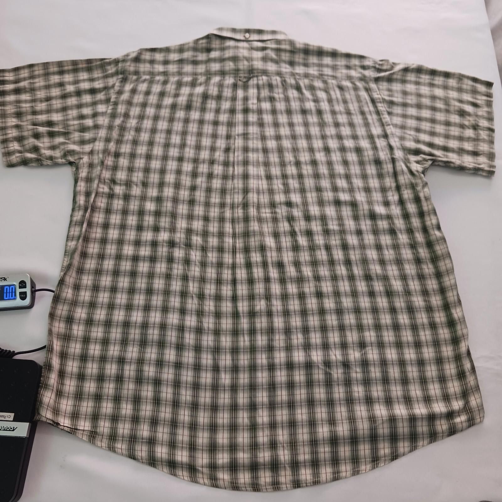 Designer Arturo Calle Men's Cotton Green/Beige Plaid Shirt XL Size US XL / EU 56 / 4 - 2 Thumbnail