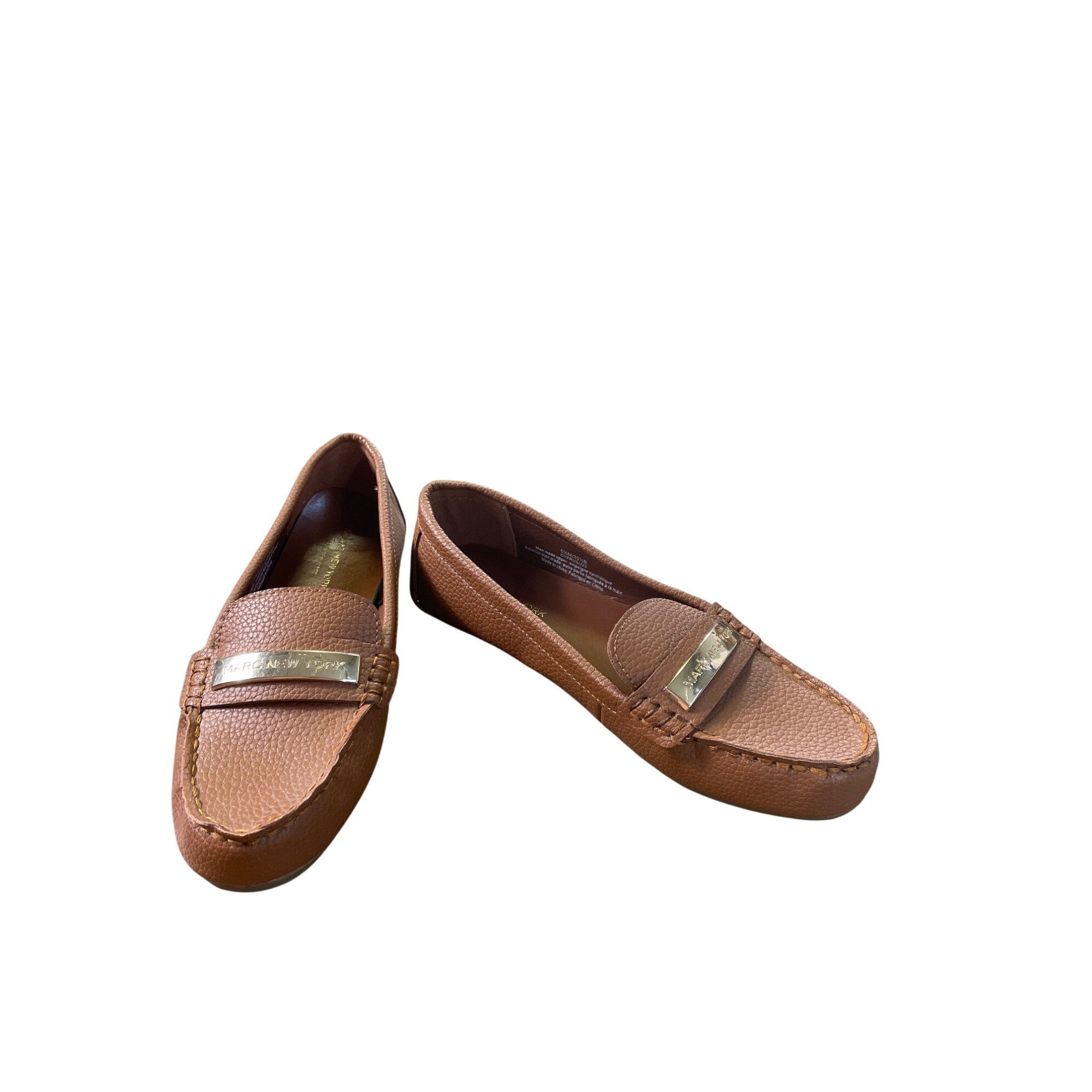 Designer Marc New York Womens Brown Slip-On Loafers Flats Size 5.5M S Size US 5.5 / IT 35.5 - 1 Thumbnail