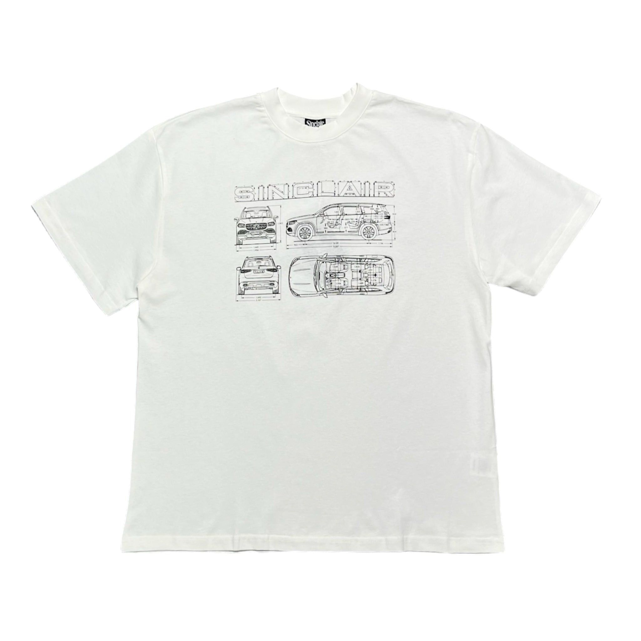 Sinclair Global Blueprint Short Sleeve Tee Shirt White Size US L / EU 52-54 / 3 - 1 Thumbnail