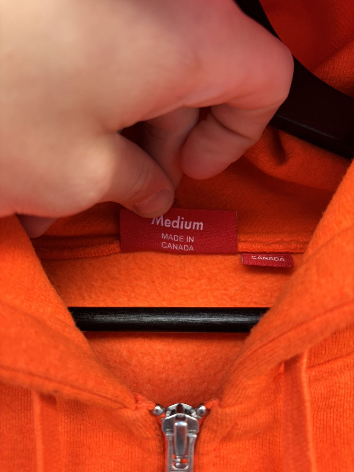 Supreme Supreme heavyweight orange zip Size US M / EU 48-50 / 2 - 4 Thumbnail