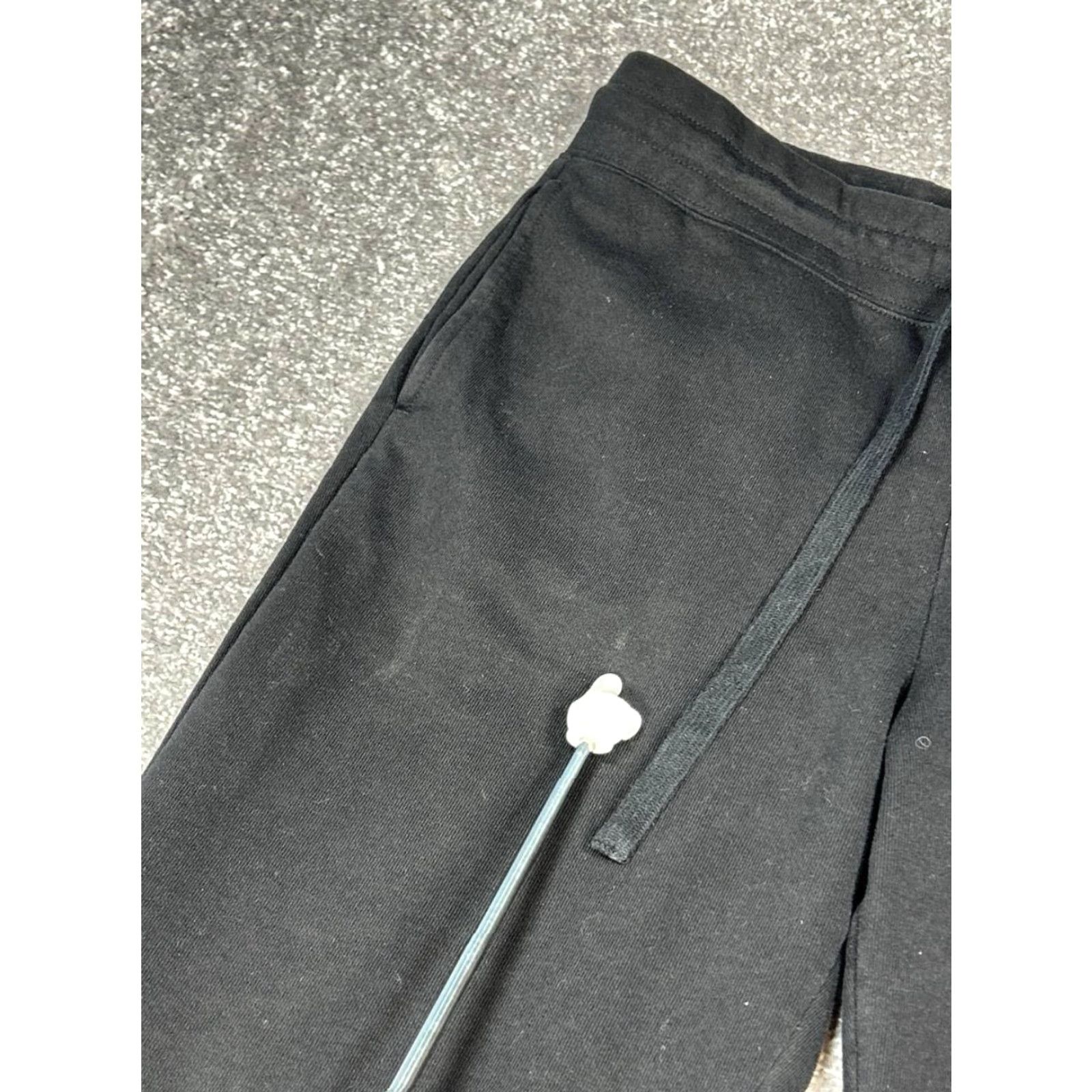 Vince Vince Mens Black Hemp Pants Mid Rise Straight Leg Drawstring Slim? (Note: ensure only original words, no new info) Size US 29 - 4 Thumbnail