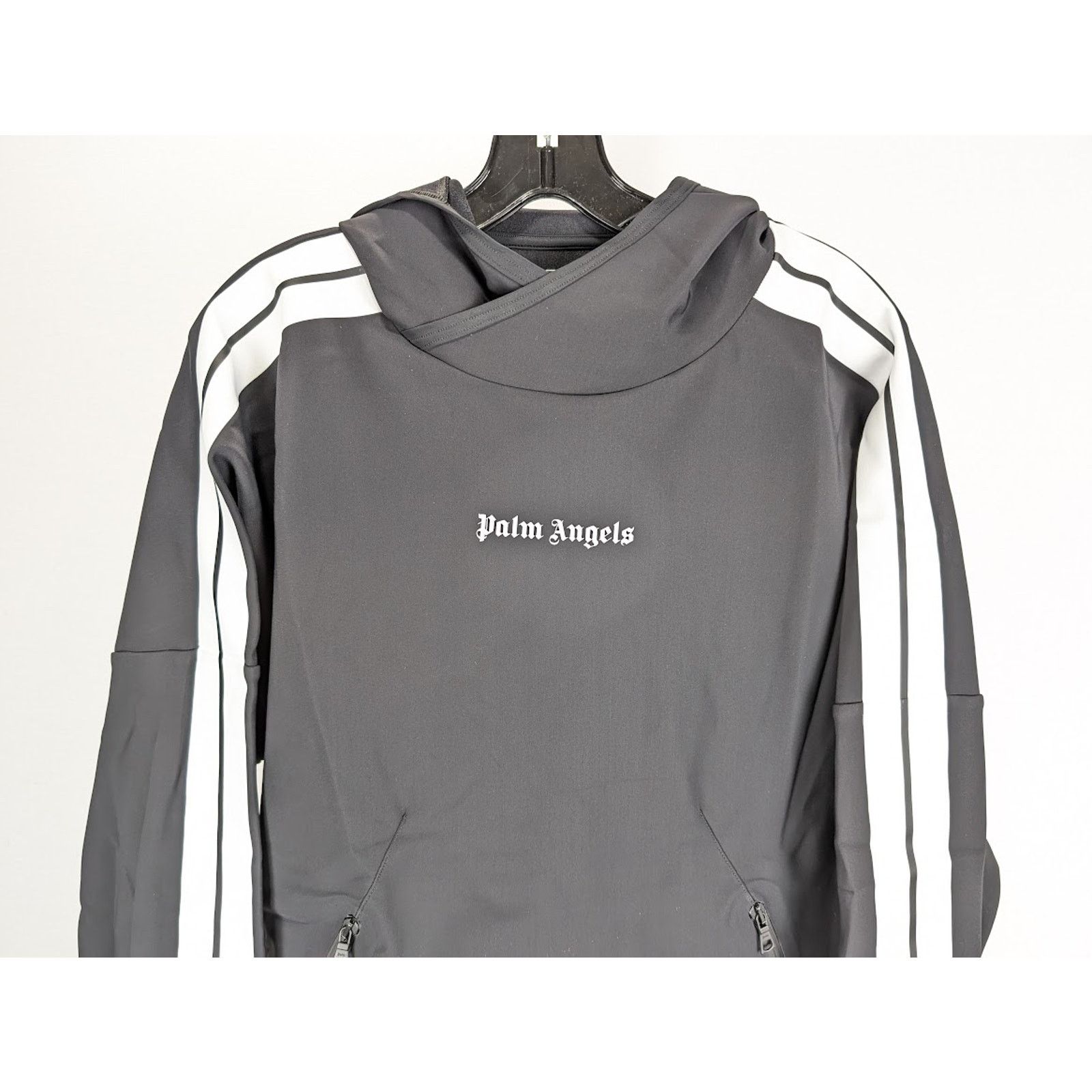 Palm Angels o1rshd1 Q:2 / Performance Hoody Hoodie in Black/White Medium Size US M / EU 48-50 / 2 - 6 Thumbnail