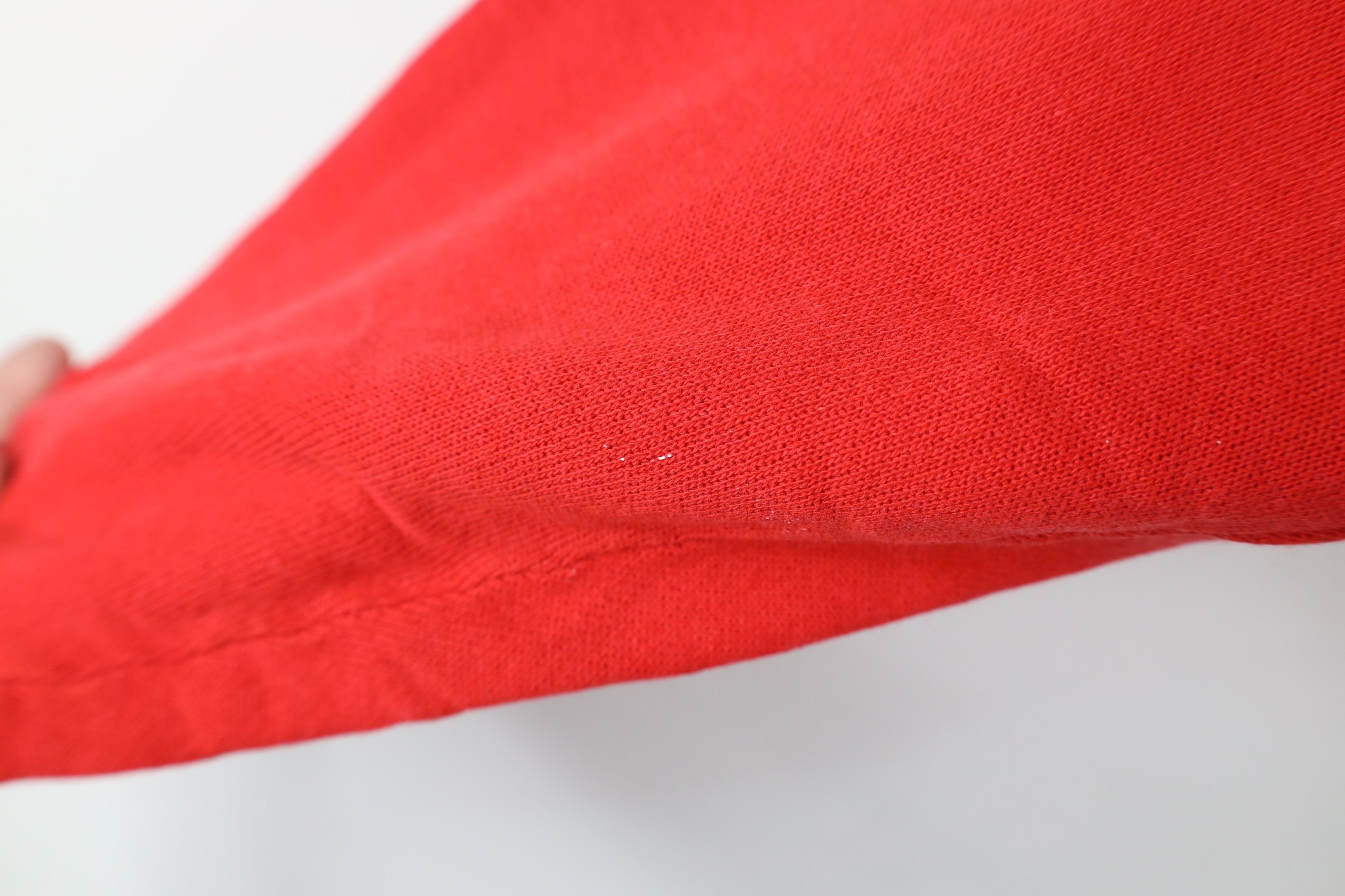 Hanes Vintage 80s Hanes Faded Blank Crewneck Sweatshirt Red USA Size L / US 10 / IT 46 - 11 Thumbnail