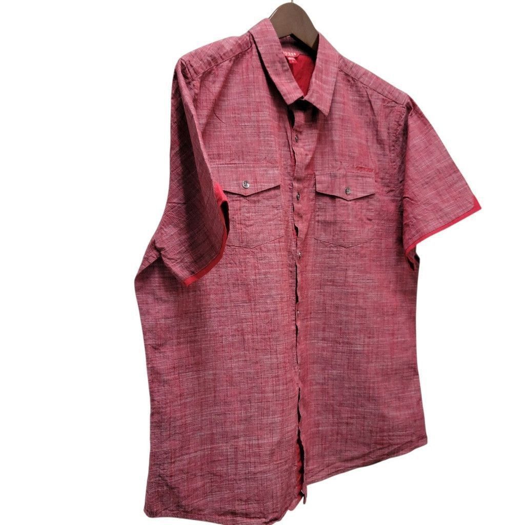 Guess GUESS Men's Slim-Fit Button-Up Shirt Size Large Size US L / EU 52-54 / 3 - 3 Thumbnail