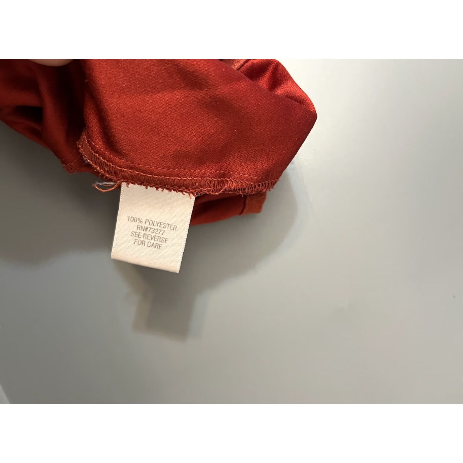 Croft & Barrow Croft & Barrow Shirt XL Women's Orange Button Up Long Sleeve Faux Suede Size XL / US 12-14 / IT 48-50 - 6 Thumbnail