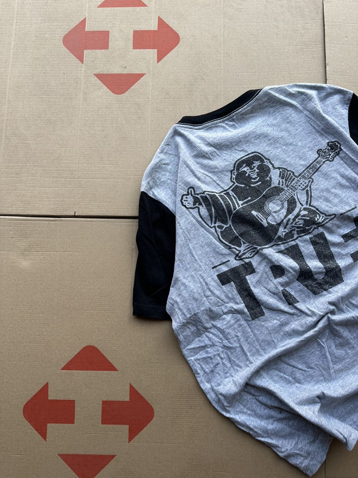 True Religion × Vintage True Religion T-Shirt Y2K Big Logo Hype SK8 90s Size US M / EU 48-50 / 2 - 3 Thumbnail