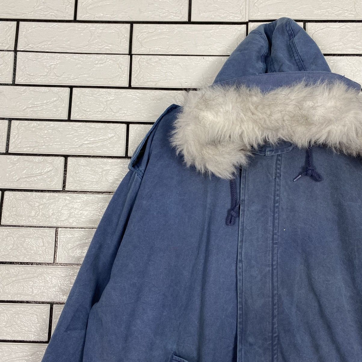 Japanese Brand Vintage Parka Jacket Military Faux Fur Hoodie Blanket Size US M / EU 48-50 / 2 - 9 Thumbnail