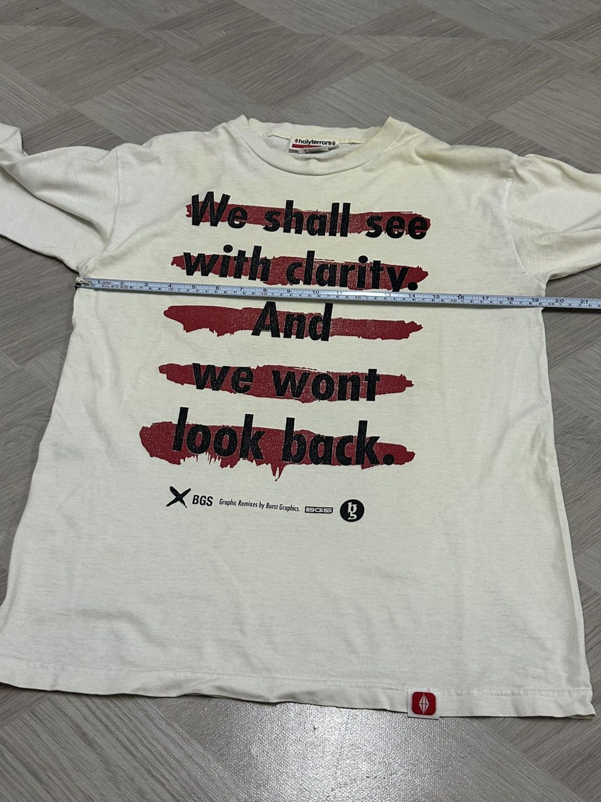 Japanese Brand Vintage 1990 Holyterrors Japan By Burst Graphic L/S Tee Size US M / EU 48-50 / 2 - 12 Thumbnail
