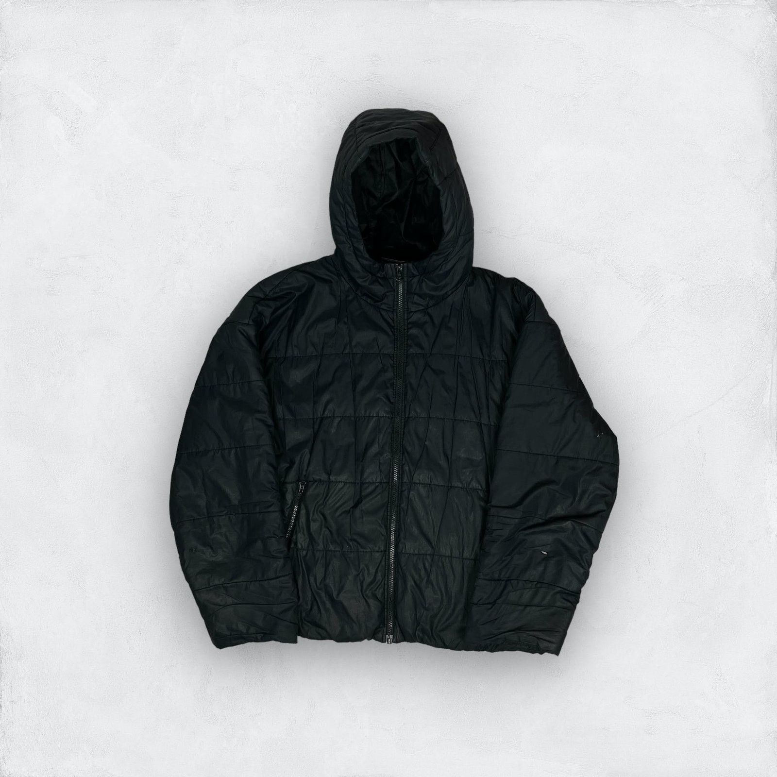 Nike Nike Women's Black Long Sleeve Full Zip Puffer Jacket Large Size L / US 10 / IT 46 - 3 Thumbnail