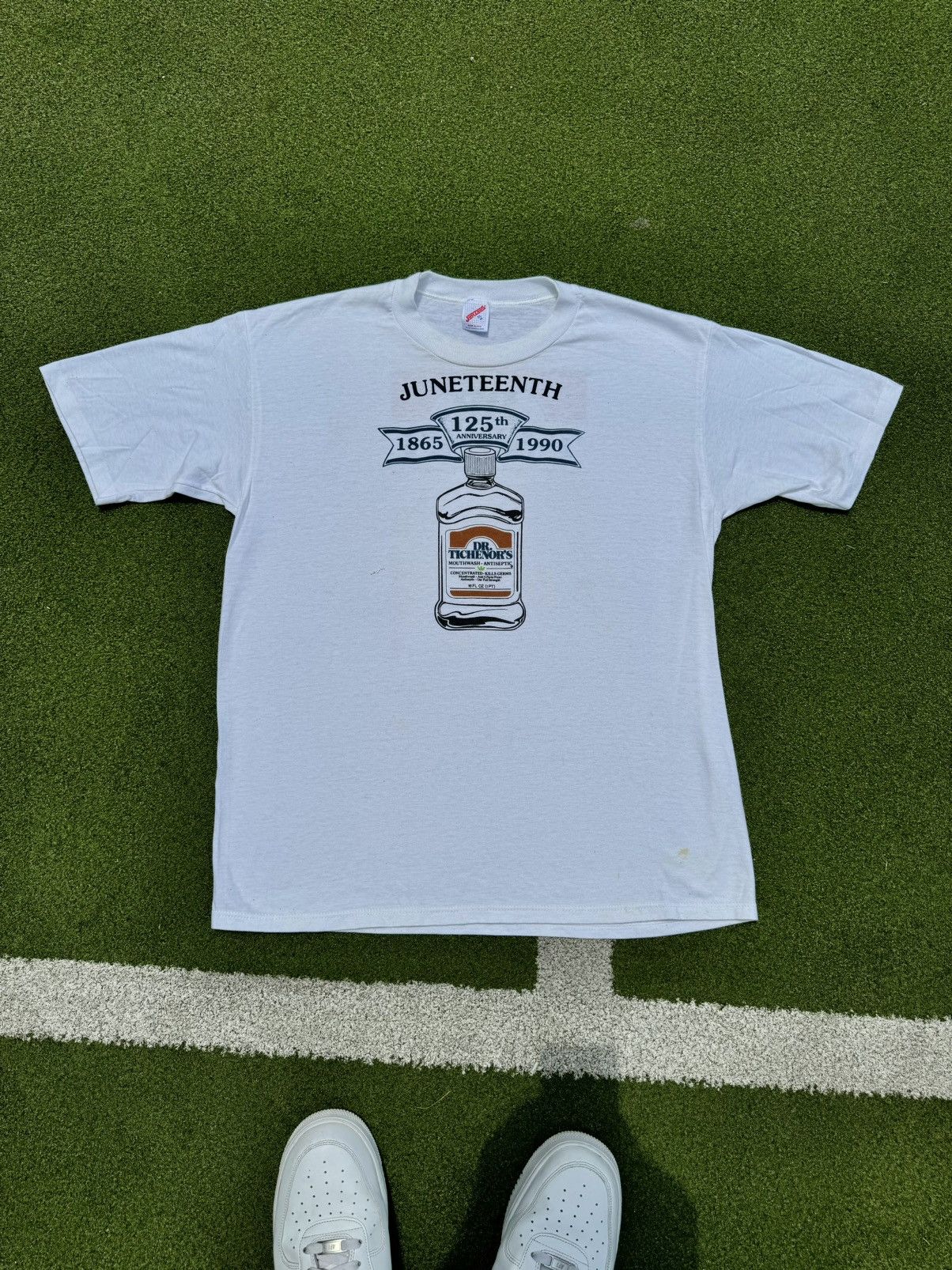 Vintage 1990 Juneteenth Dr Tichenors Black History Vintage Shirt Size US XL / EU 56 / 4 - 1 Thumbnail