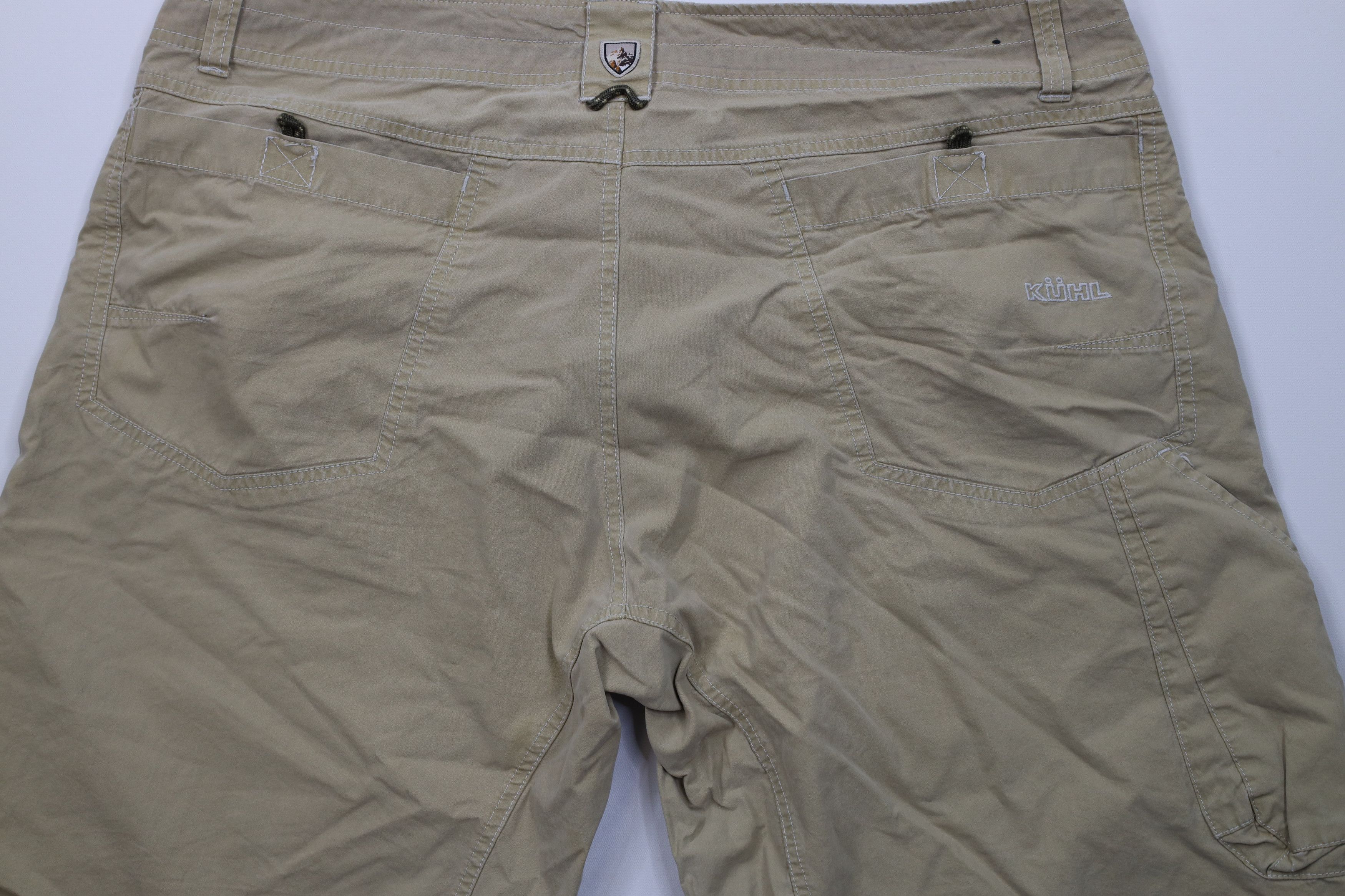 Kuhl Kuhl Mountain Vintage Dye Trekking Hiking Shorts Beige Size US 38 / EU 54 - 15 Thumbnail