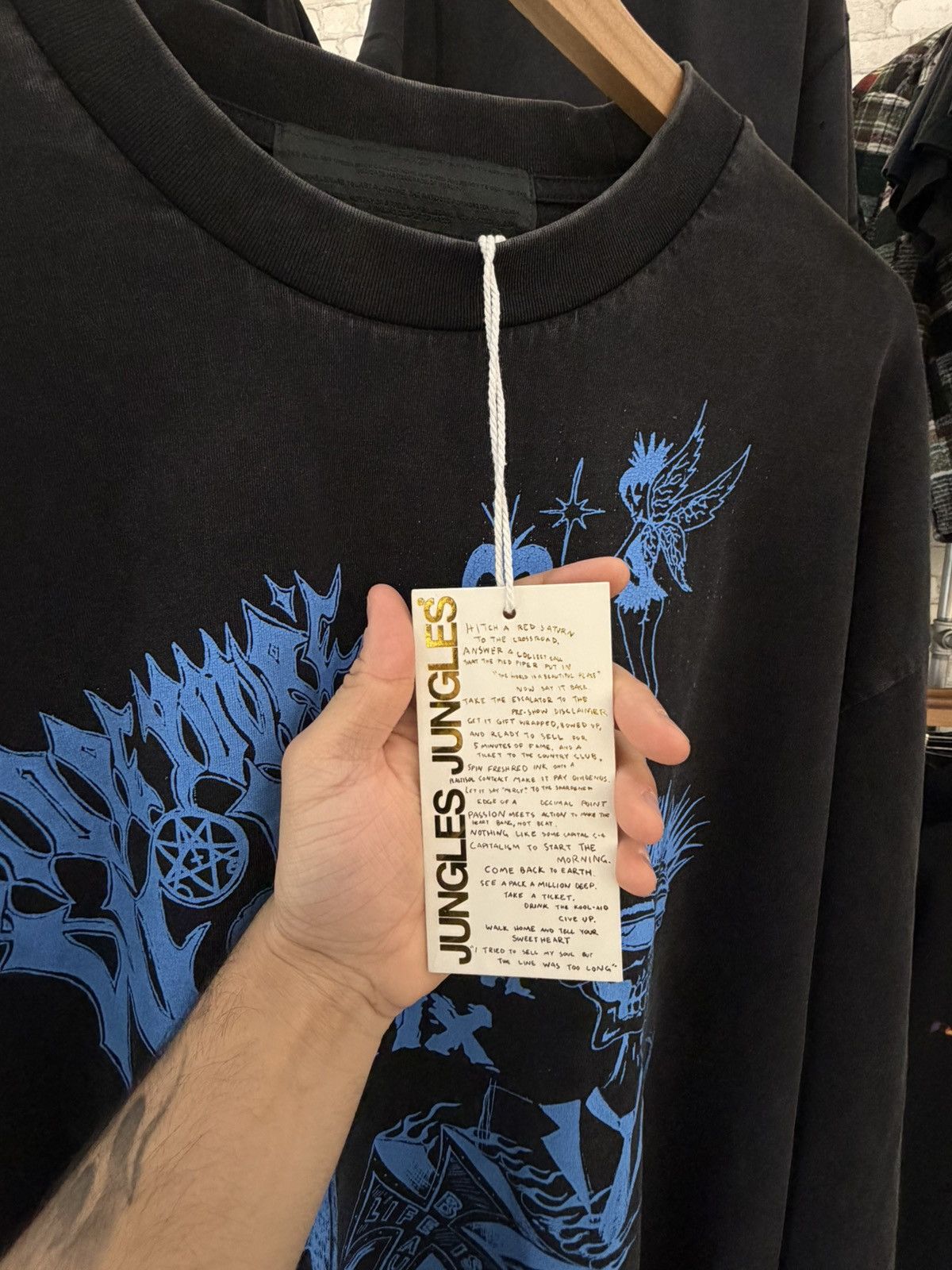 Other Jungles Jungles “ Hope You’re Well Too” Long-Sleeve Tee Size US XL / EU 56 / 4 - 5 Thumbnail