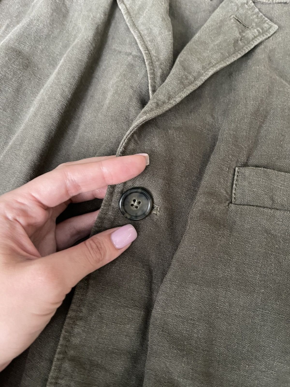Designer Oska avant garde 100% linen blazer jacket Size 52L - 5 Thumbnail