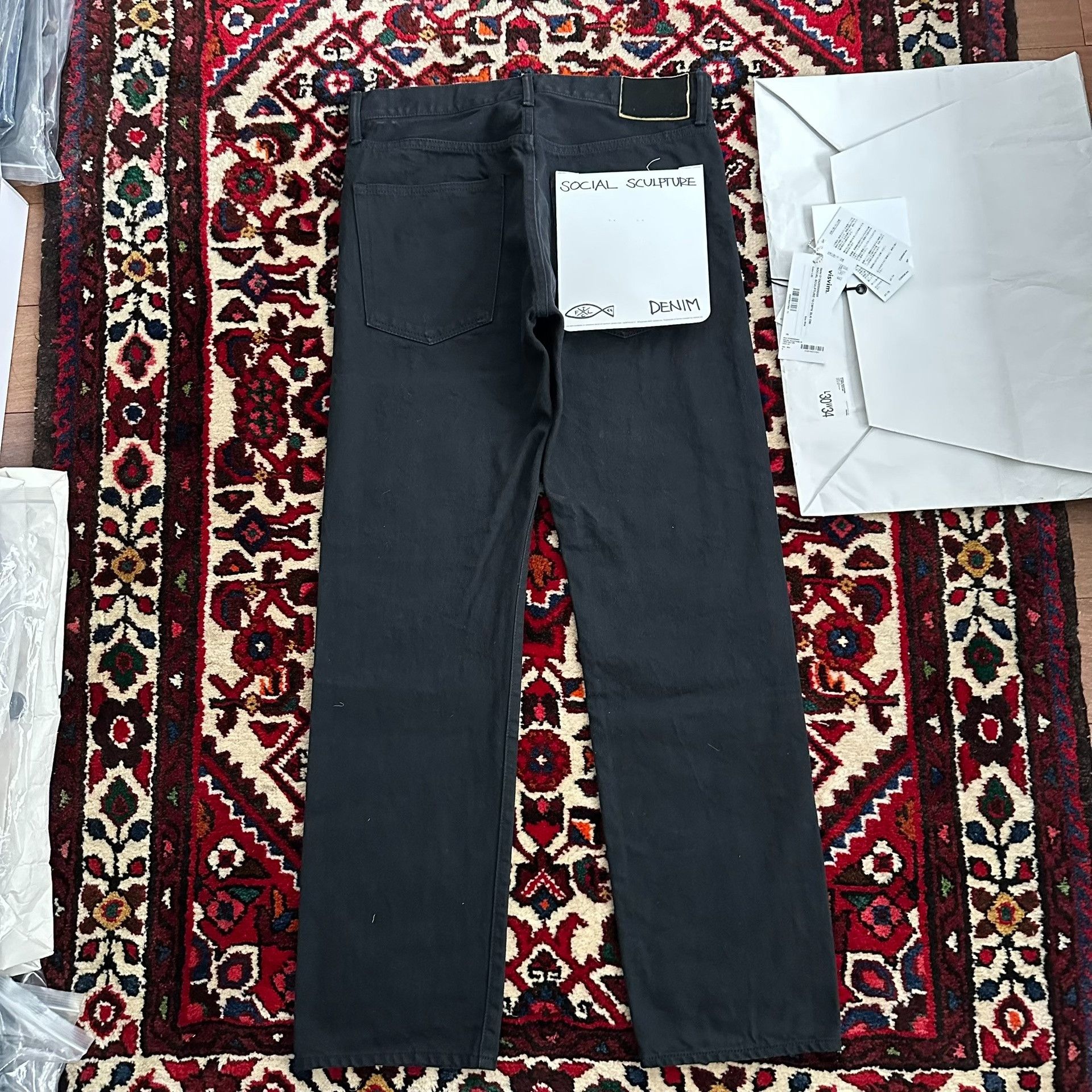 Visvim visvim 24AW Journeyman Wide Black Jeans Size US 26 / EU 42 - 2 Thumbnail