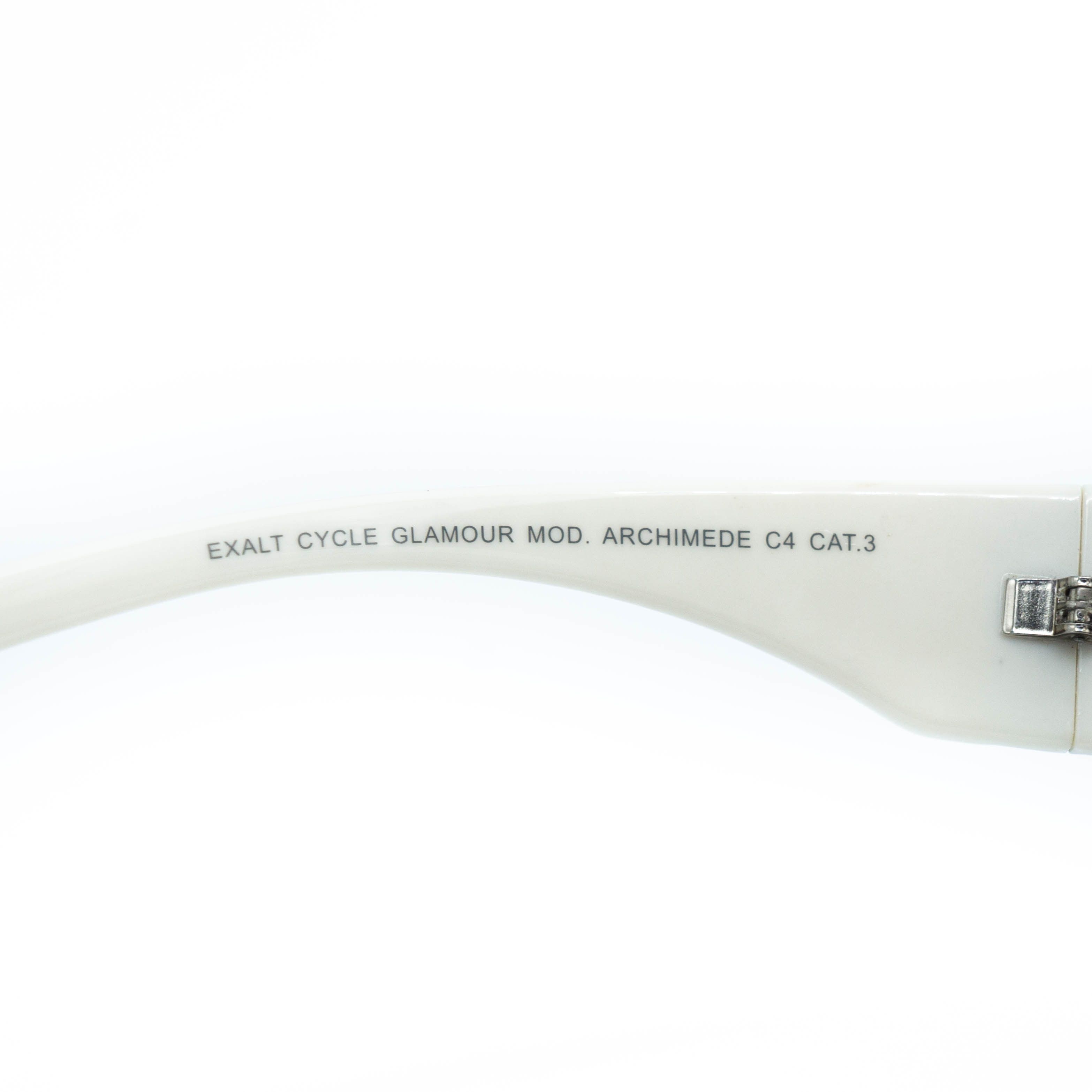 Safilo Vidi Vici Archimede White Wire Nose Sunglasses Vintage Size ONE SIZE - 6 Thumbnail