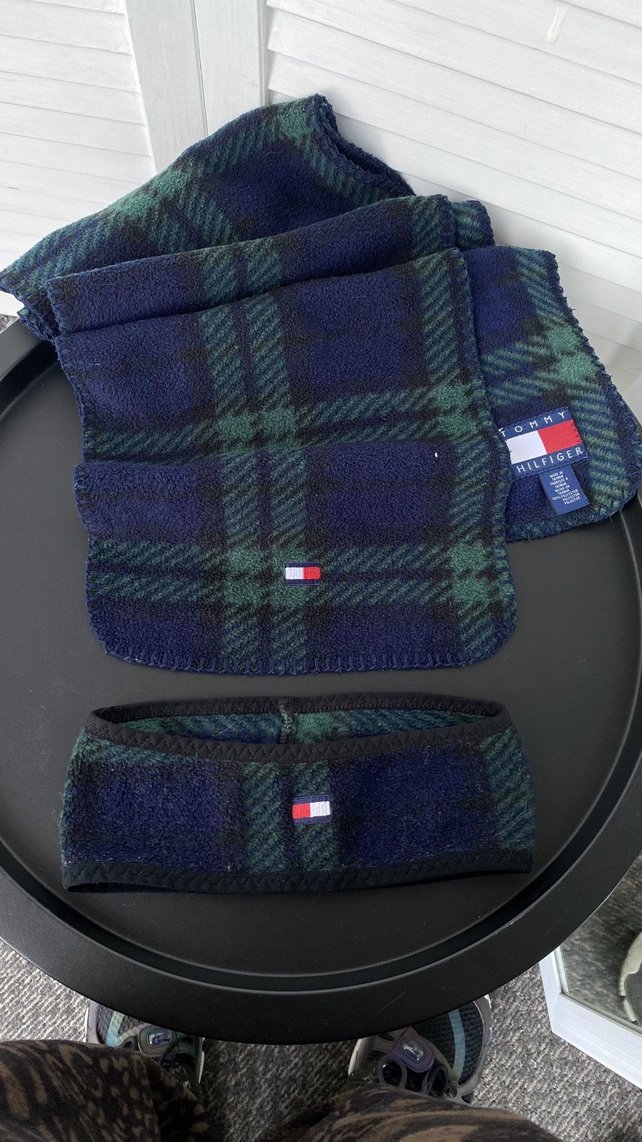 Tommy Hilfiger × Vintage Vintage Tommy Hilfiger Old Money Scarf and Bandage Headband Size ONE SIZE - 6 Thumbnail