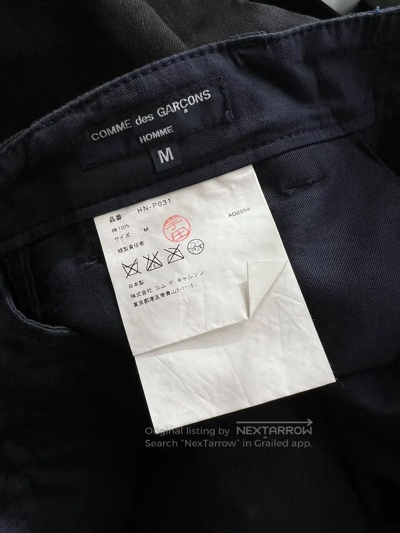 Comme des Garcons Comme des Garcons size M Navy straight-leg pants Size US 27 - 4 Thumbnail