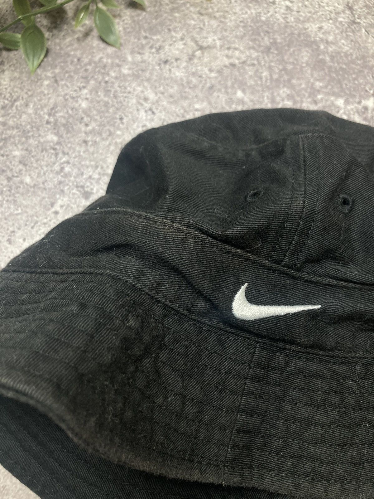 Nike × Vintage VERY RARE NIKE PANAMA HATS SWOOSH BIG LOGO DRILL Y2K 90s SK8 Size ONE SIZE - 5 Thumbnail