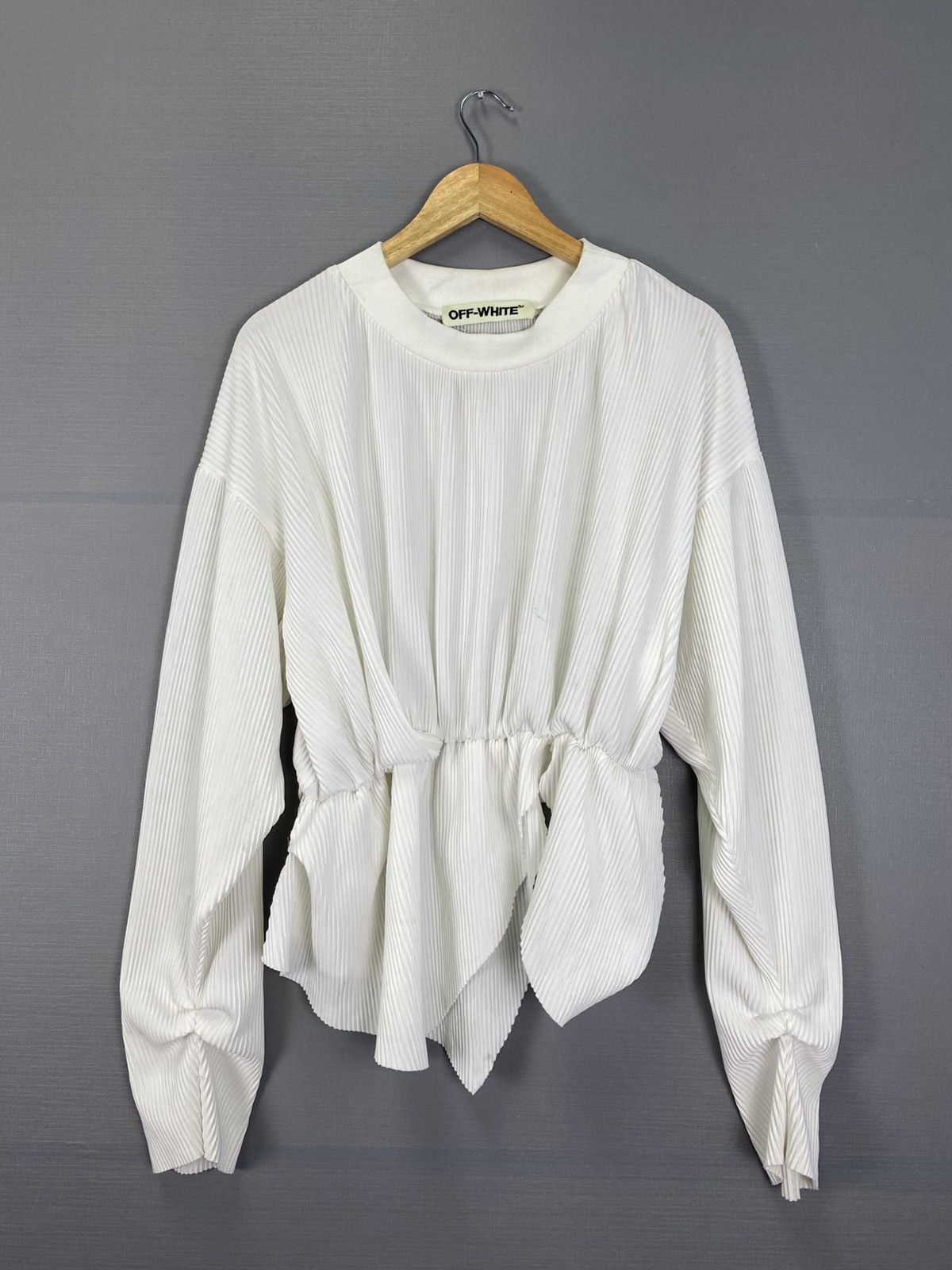 Off-White Off-White Pleated Dress Size S / US 4 / IT 40 - 1 Thumbnail