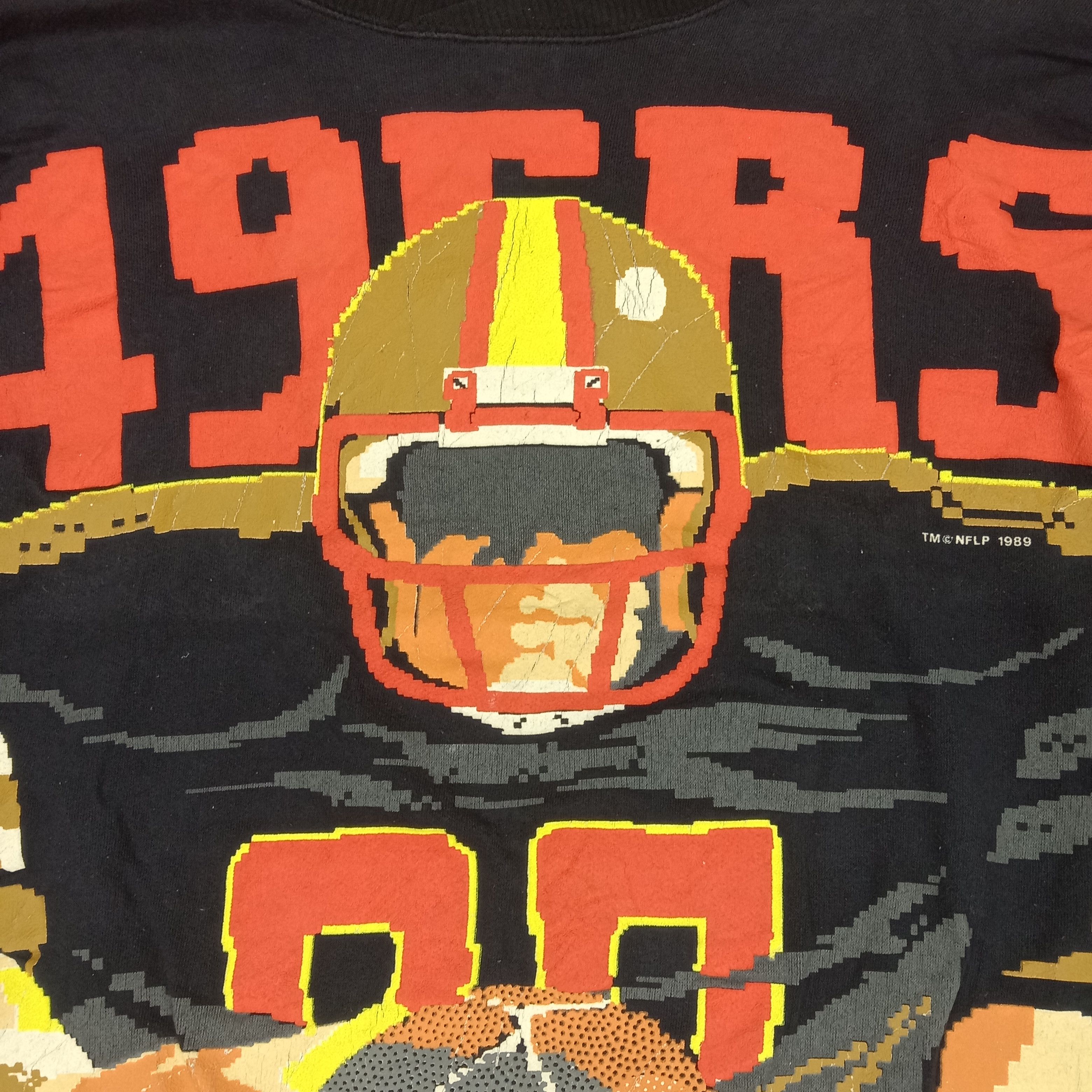 NFL × Vintage San Francisco 49ers NFL Sports Big Print Vintage Sweatshirt Size US L / EU 52-54 / 3 - 2 Thumbnail
