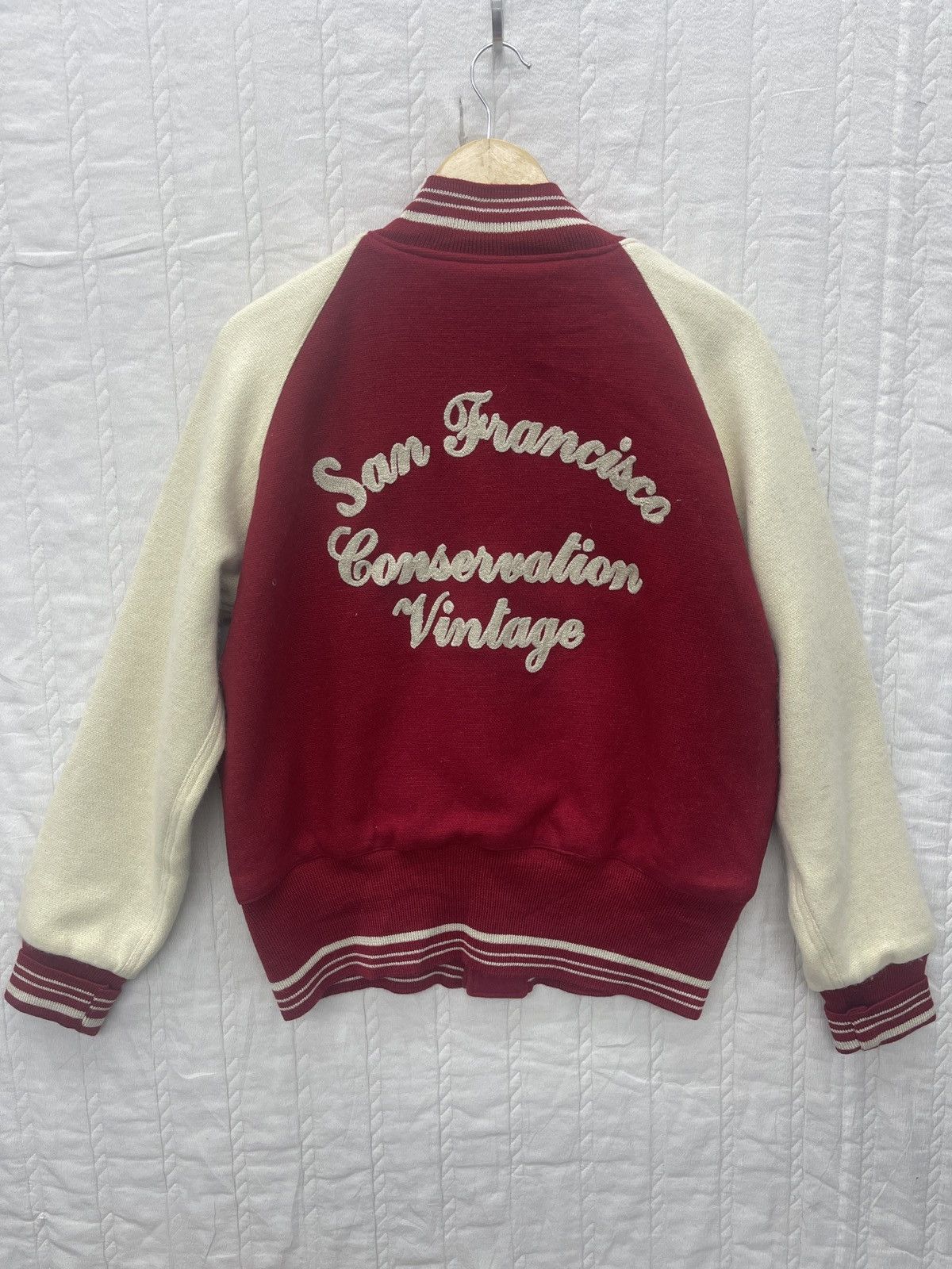 Japanese Brand × Vintage ARCHIVE💥SAN FRANCISCO CONSERVATION VARSITY JACKET Size US L / EU 52-54 / 3 - 1 Thumbnail