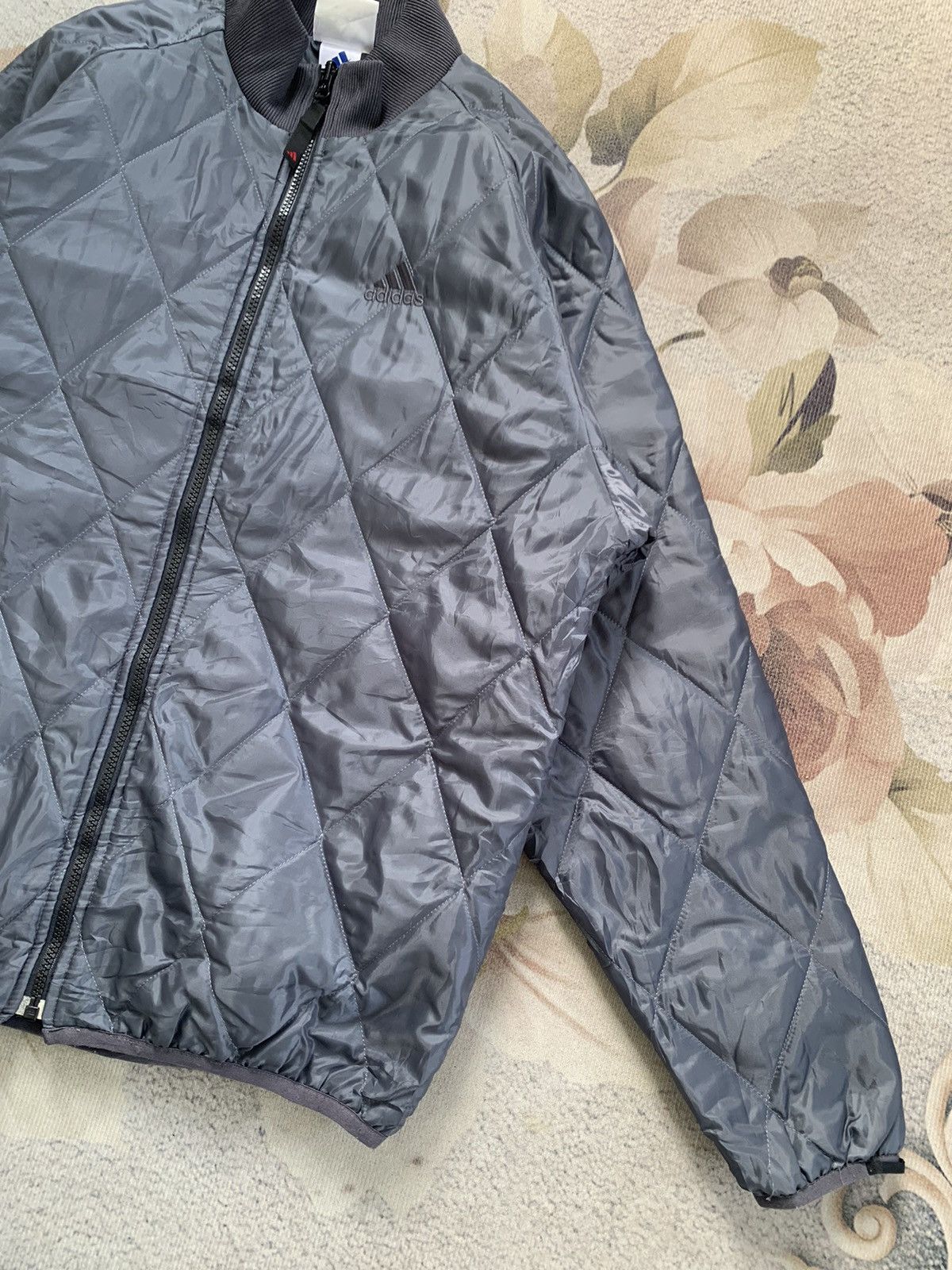 Adidas × Vintage Vtg Adidas Quilted Jacket Size US M / EU 48-50 / 2 - 4 Thumbnail