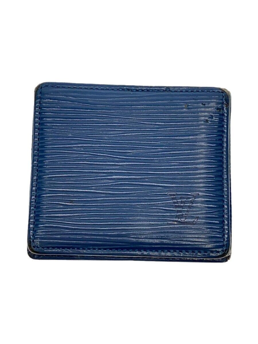 Louis Vuitton Louis Vuitton Epi Porte Monnaie Boite Leather Plain Blue Size ONE SIZE - 1 Thumbnail