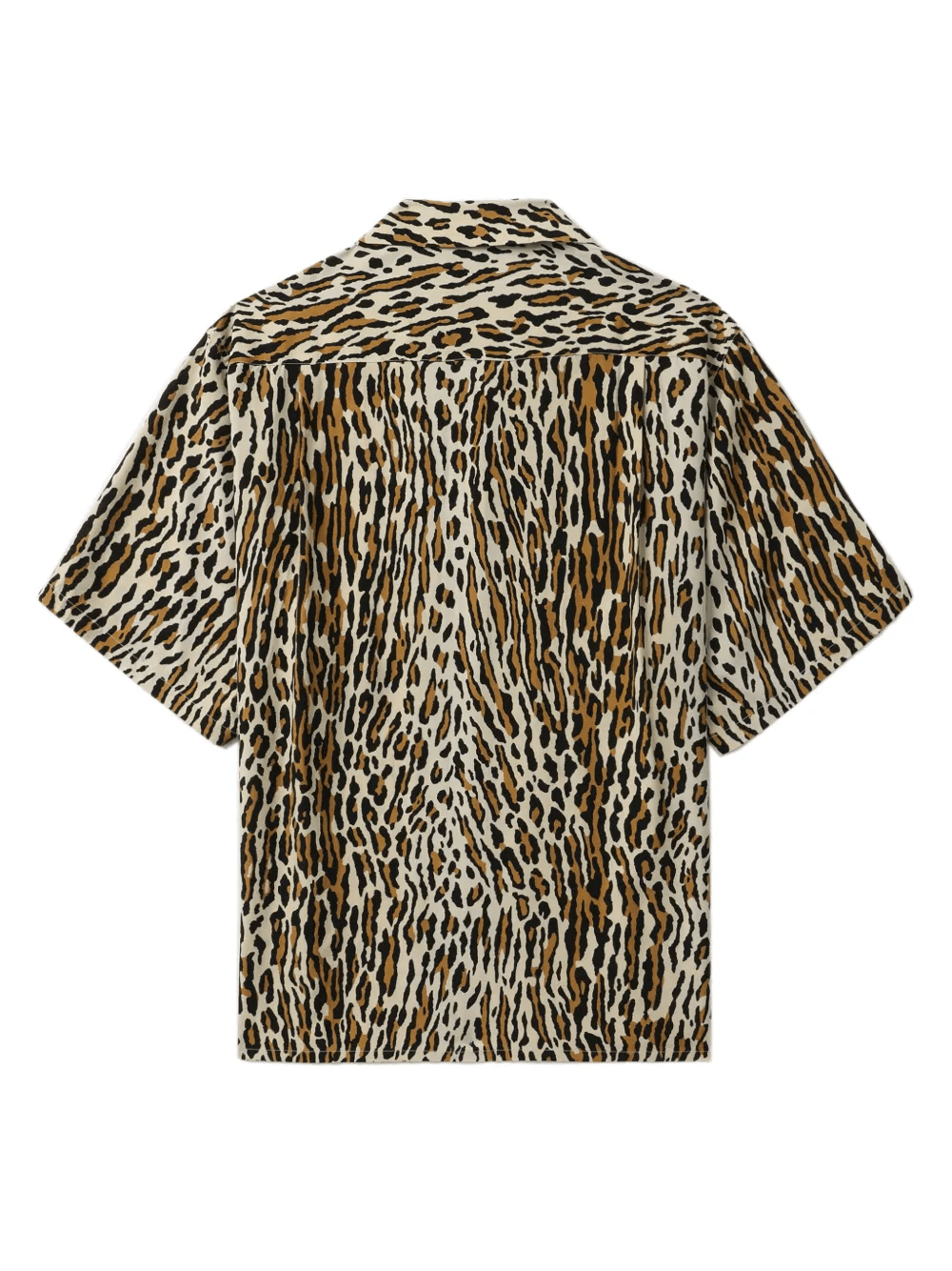 Other Men’s Brown Leopard Print Hawaiian Short Sleeve Shirt Size US L / EU 52-54 / 3 - 4 Thumbnail