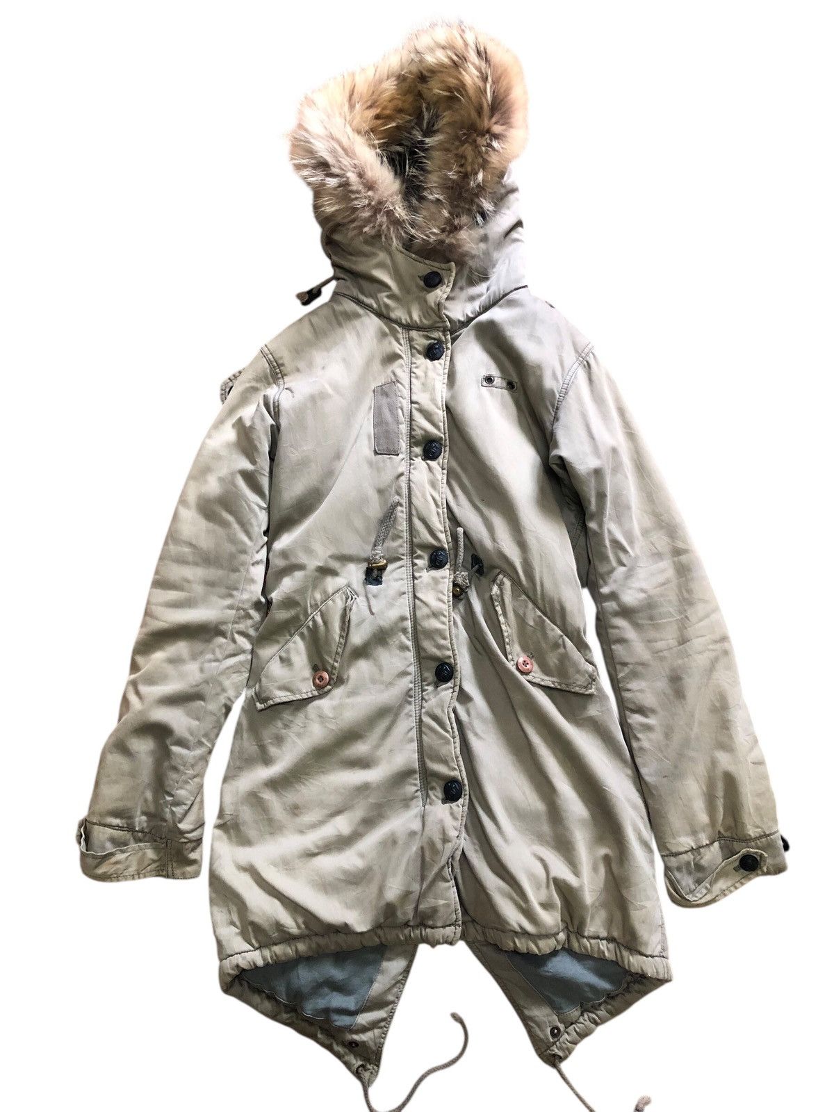 MOUSSY Moussy Raccon Fur Lgb Style Fish Tail Parkas Size US S / EU 44-46 / 1 - 1 Thumbnail