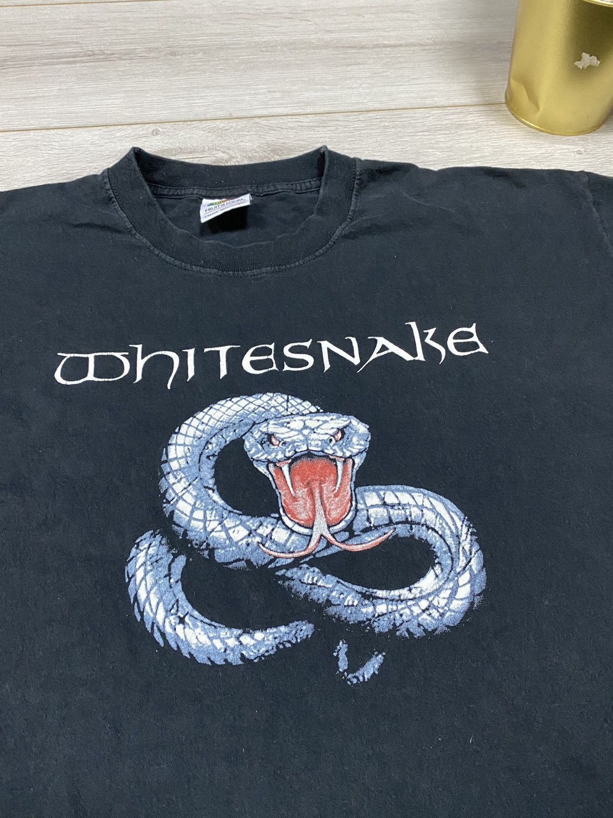 Band Tees Vintage 2000s Whitesnake Faded Band T Shirt Size US XL / EU 56 / 4 - 4 Thumbnail