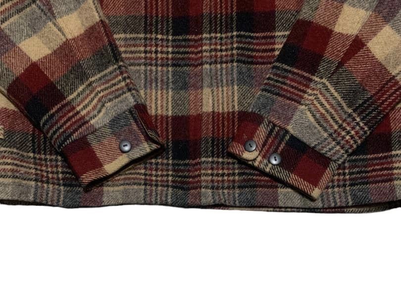 Woolrich Woolen Mills Vintage 80s Woolrich Rugged Outdoorwear Wool Zipper Jacket Size US M / EU 48-50 / 2 - 2 Thumbnail