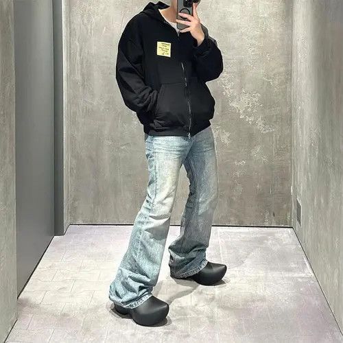 Other Stacked Flare Bootcut Denim Jeans Size US 32 / EU 48 - 2 Thumbnail