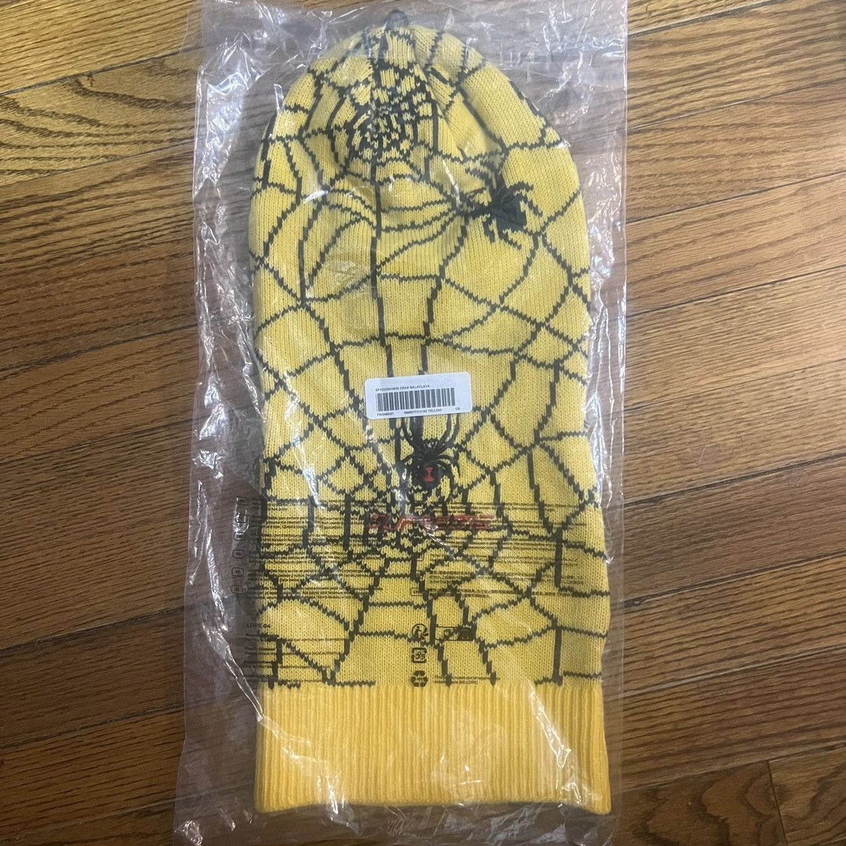 Supreme Spyder New Era Balaclava Yellow Size: OS