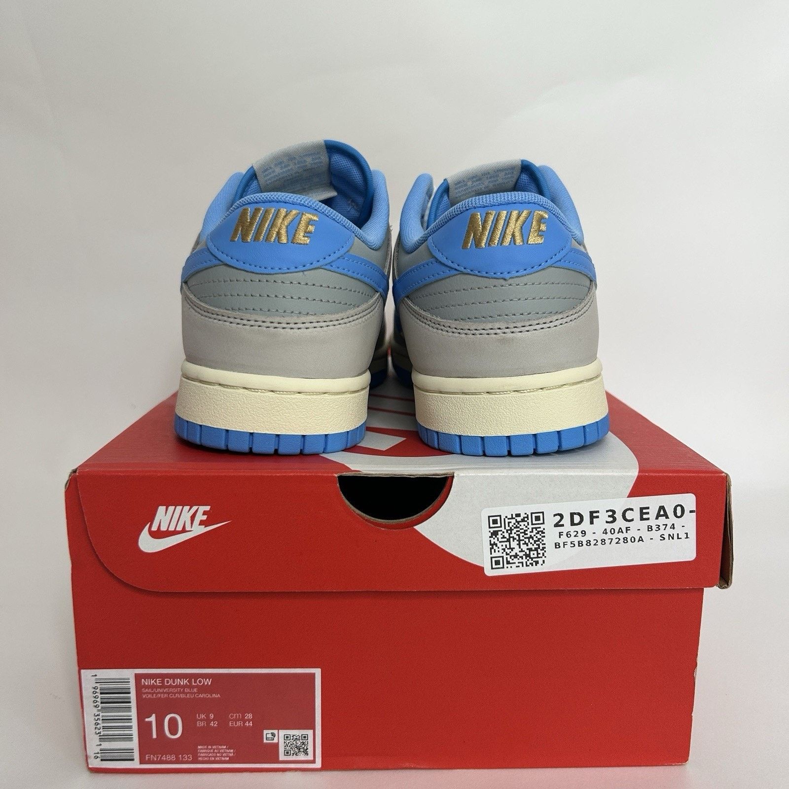 Nike Nike Dunk Low Athletic Department ”University Blue” Size US 10 / EU 43 - 4 Thumbnail
