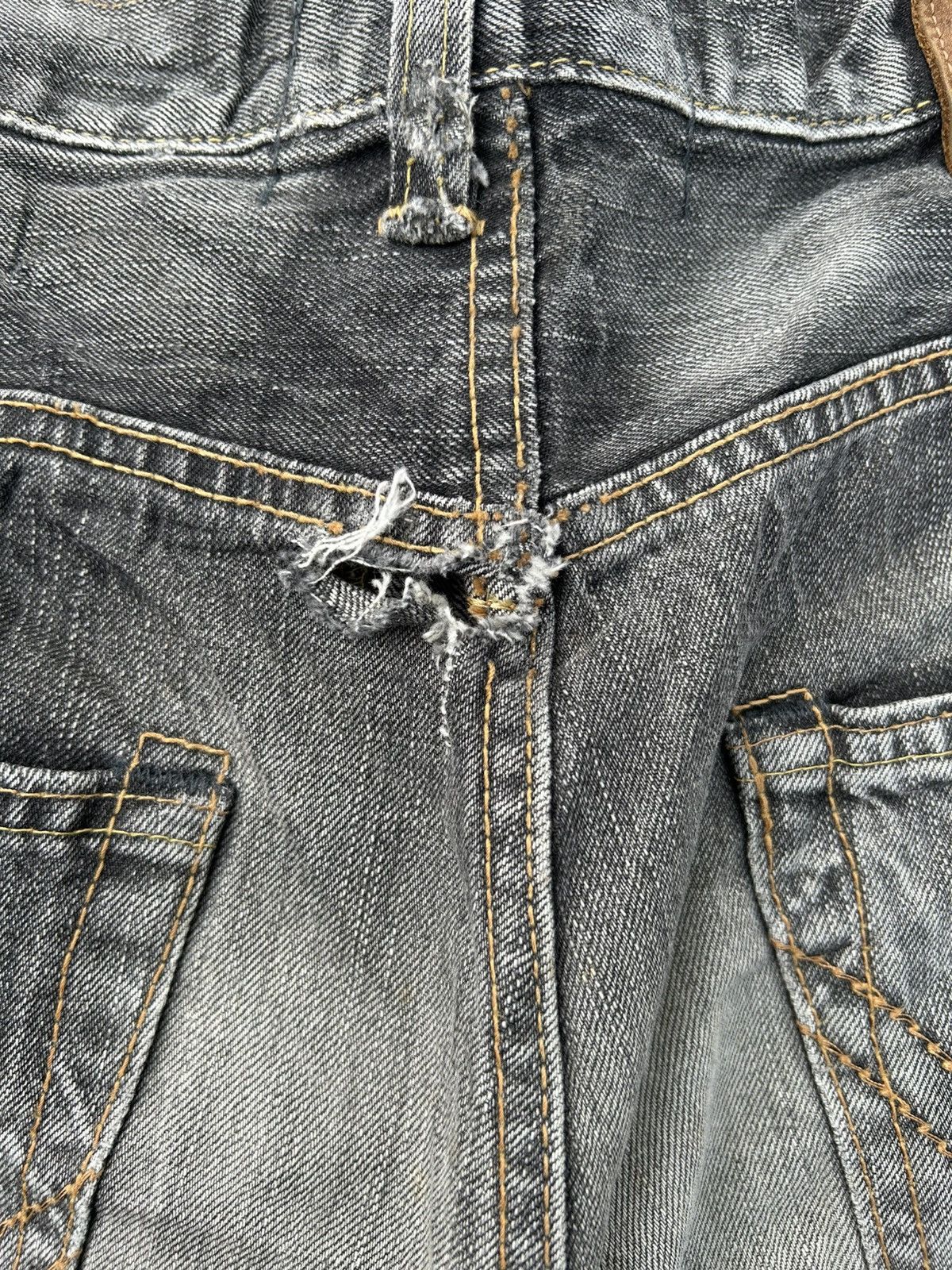 Kapital Thrashed Vintage Edwin 505V Selvedge Denim Jeans Size US 36 / EU 52 - 16 Thumbnail