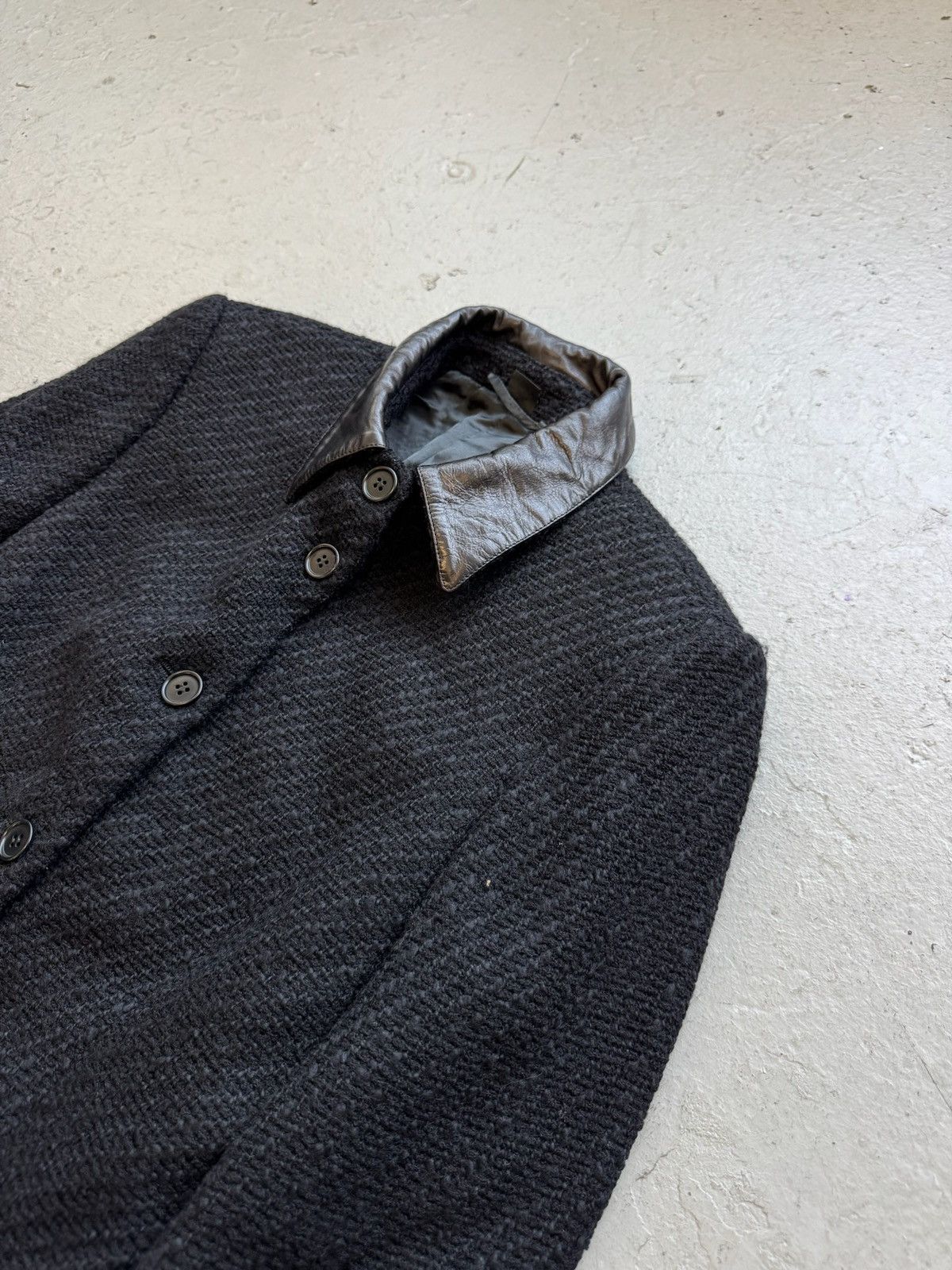 Helmut Lang Helmut Lang AW01 Collar Tweed Jacket Size US S / EU 44-46 / 1 - 3 Thumbnail