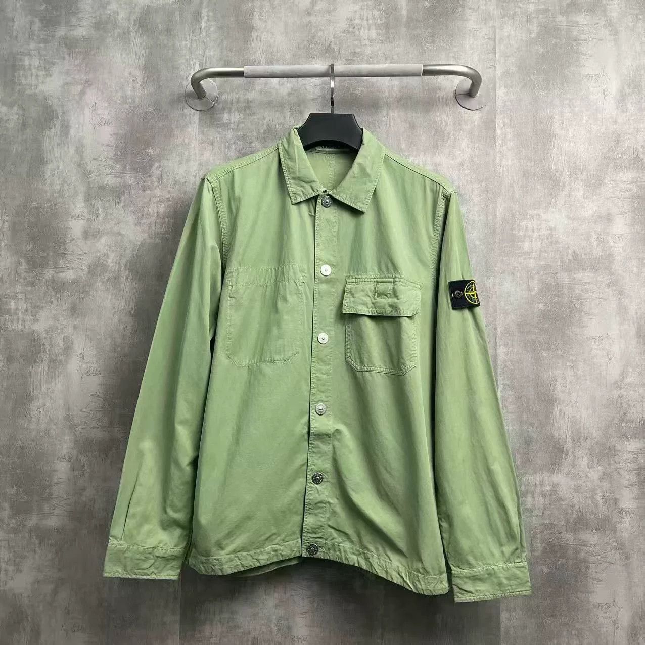 Stone Island Stone Island Classic Badge Poplin Jacket Size US XL / EU 56 / 4 - 1 Thumbnail