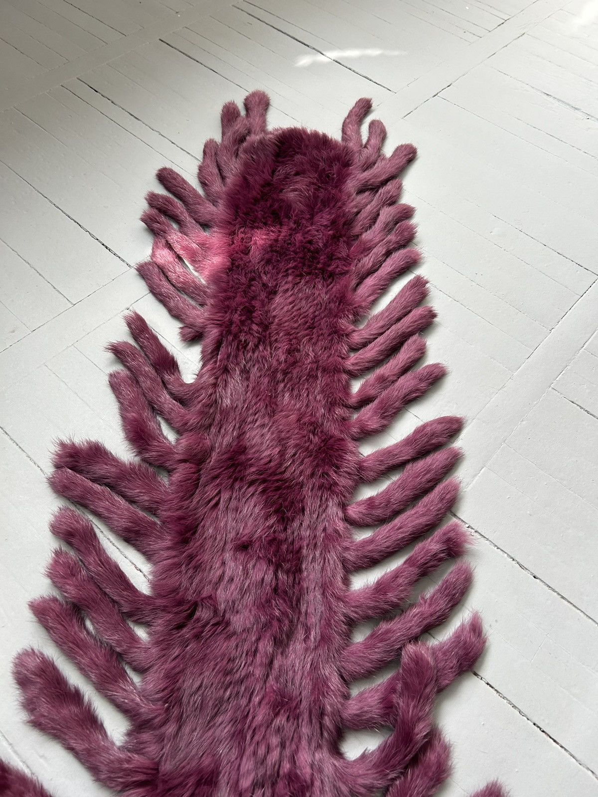 Japanese Brand Liu Xiao Qiao Paris fur scarf Size ONE SIZE - 5 Thumbnail