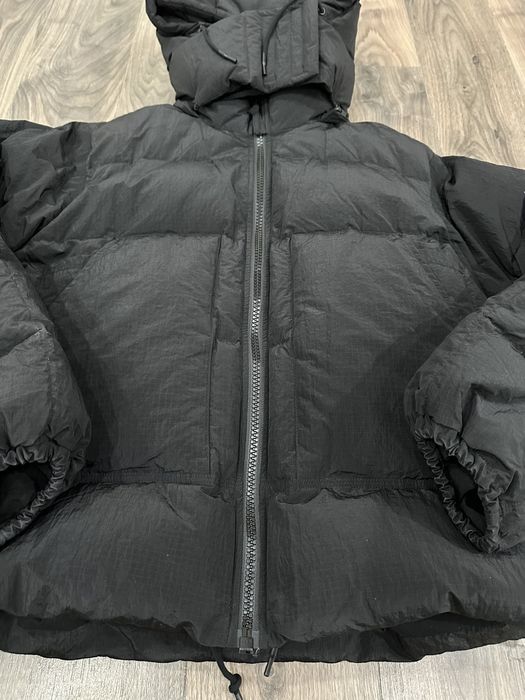 Whoisjacov Whoisjacov Black Crinkled Puffer Jacket M | SEND OFFERS